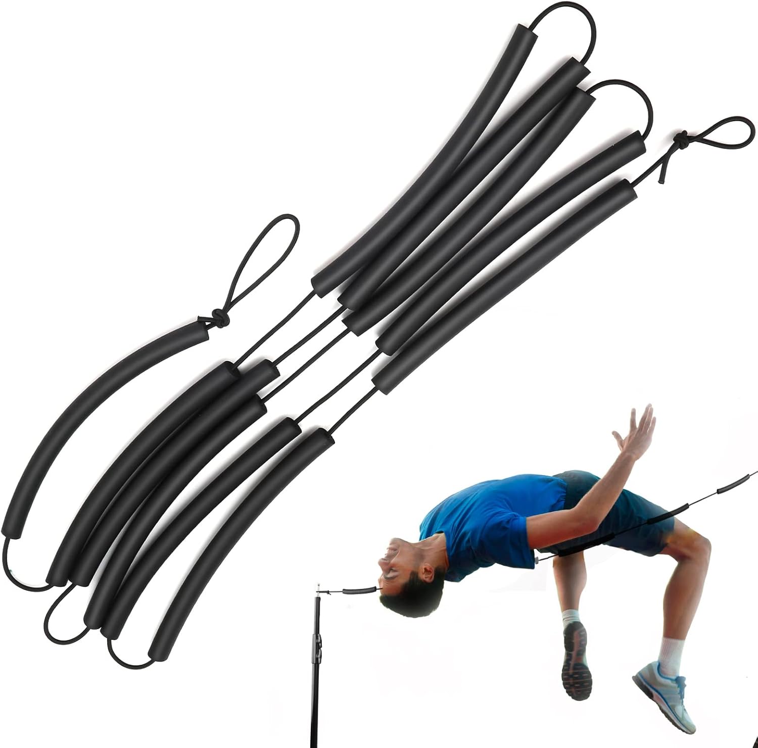 Elastic High Jump Training Crossbar 8.2ft