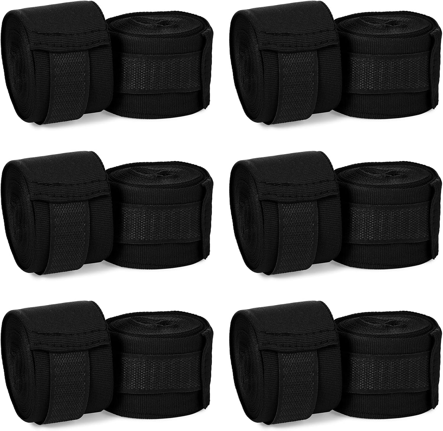 6 Pairs Boxing Hand Wraps Set 180 Inch