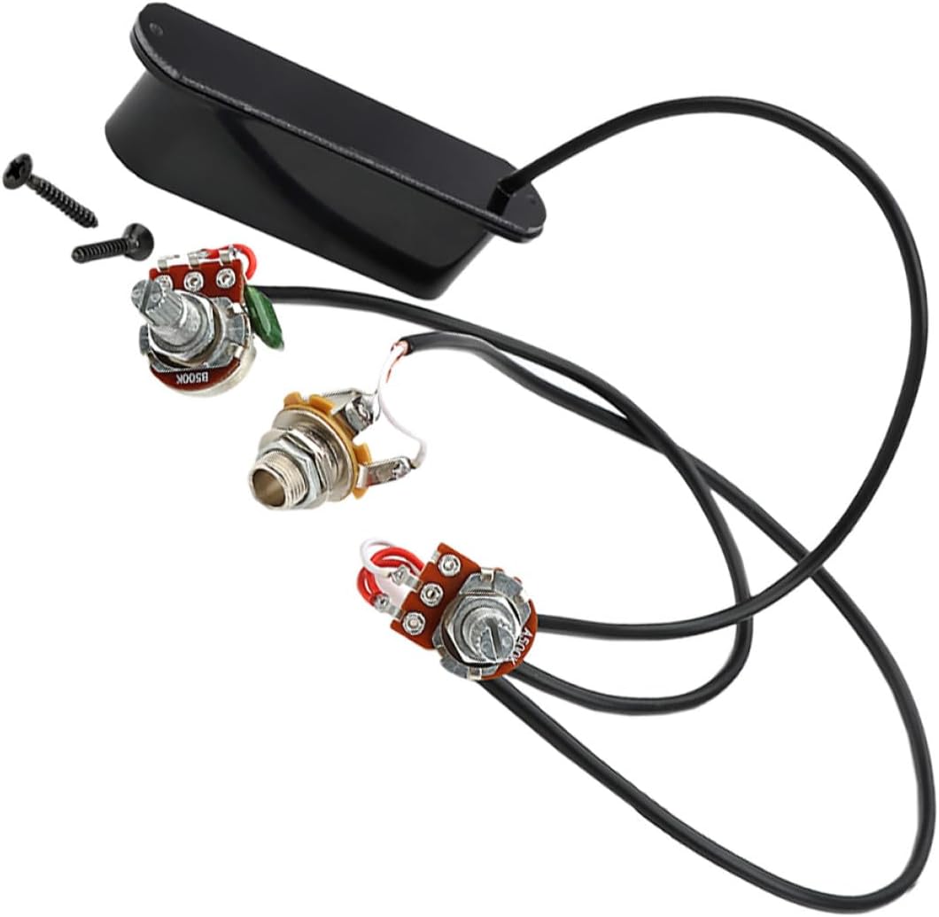 Prewired Guitar Pickup Circuit with Metal Housing