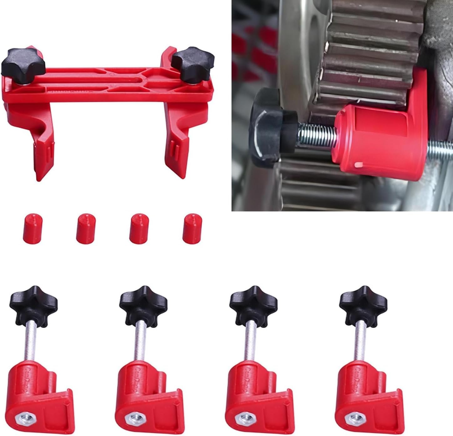Automotive Camshaft Timing Lock Clamp Kit 9 Piece Set