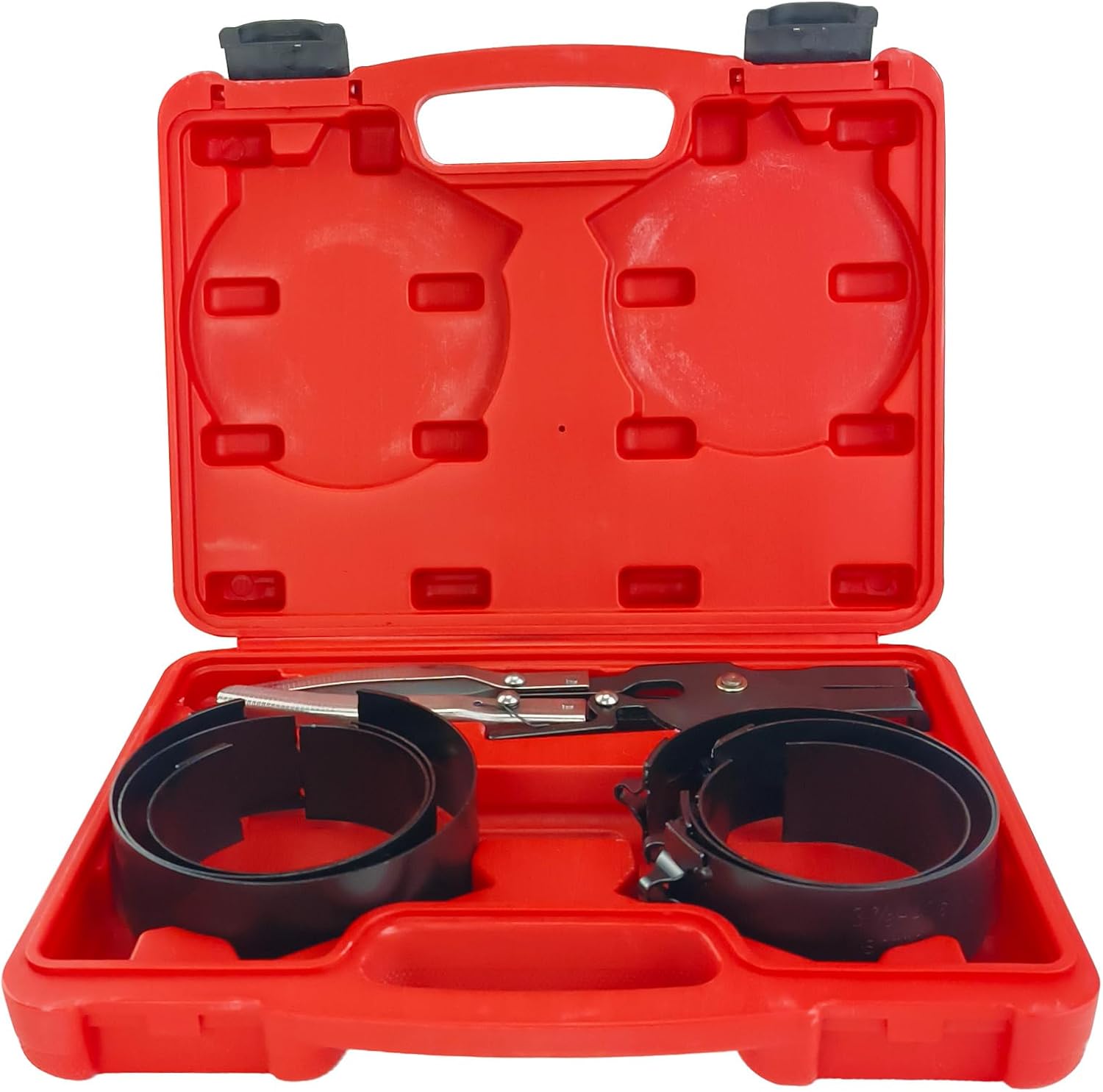 Piston Ring Compressor Kit with Pliers 2-7/8 to 4-3/8 inch