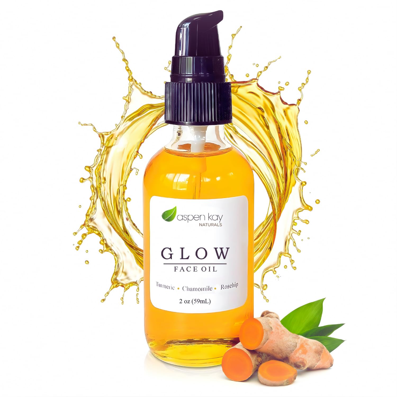 Turmeric Rosehip Facial Oil Serum 59ml