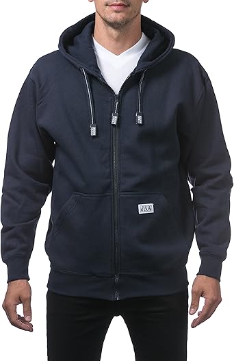 Men's Heavyweight Full Zip Fleece Hoodie