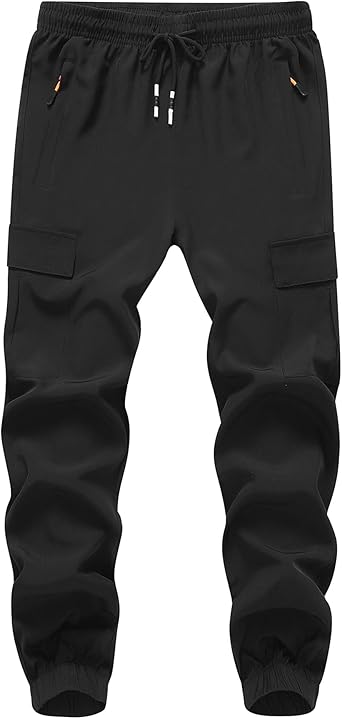 Kids Lightweight Cargo Jogger Hiking Pants