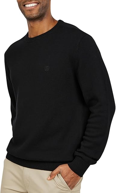 Men's Classic Fit Long Sleeve Cotton Jersey Midweight Crewneck Sweater