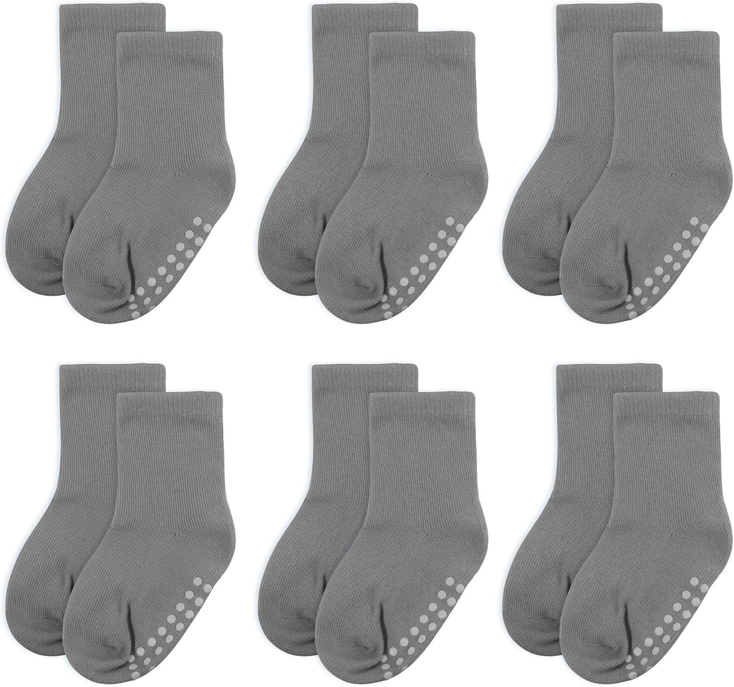 Baby Toddler Non-Slip Cotton Crew Socks 6–24 Months