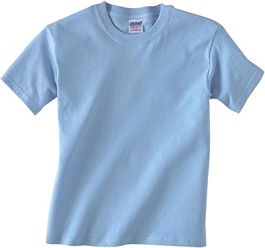 Youth Heavy Cotton Crew Neck Short Sleeve T-Shirt