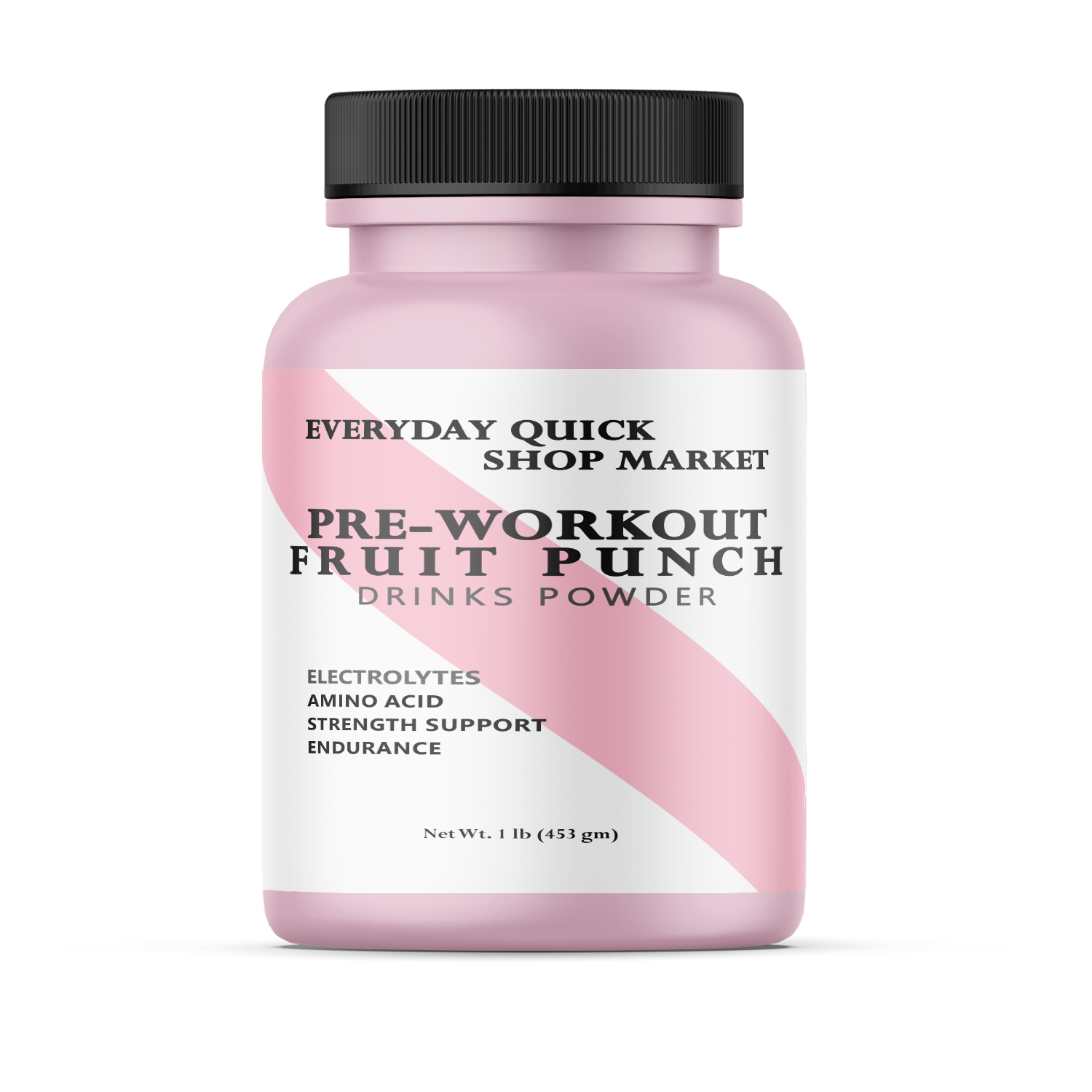 Pre-Workout Fruit Punch Drinks Powder