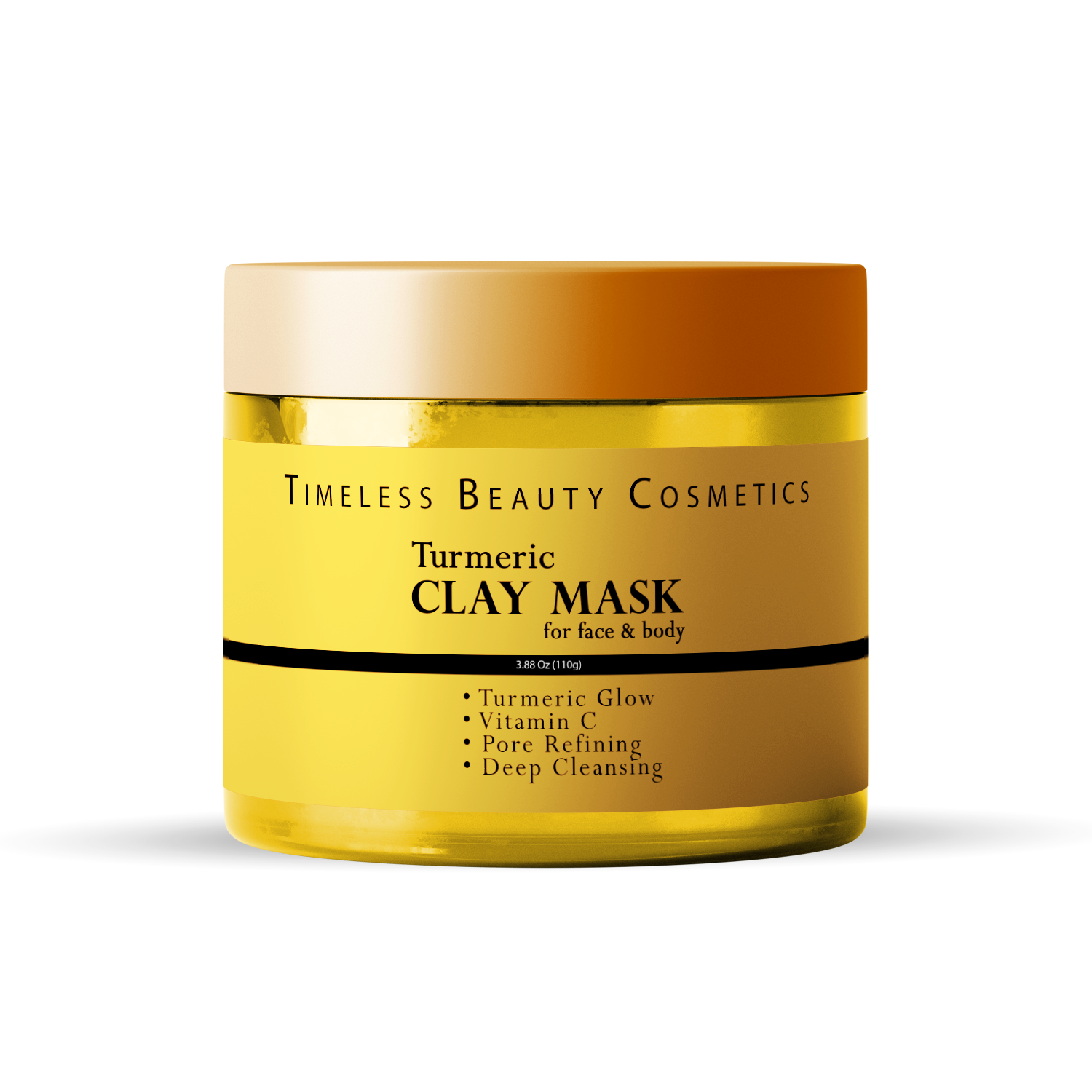 Turmeric Clay Mask for Face & Body 3.88 oz