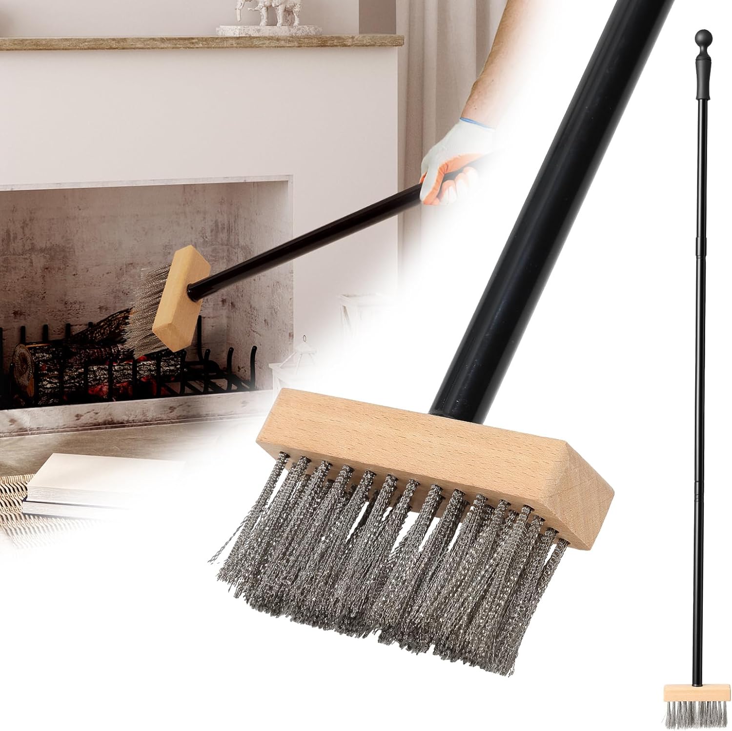 59" Fireplace Brush
