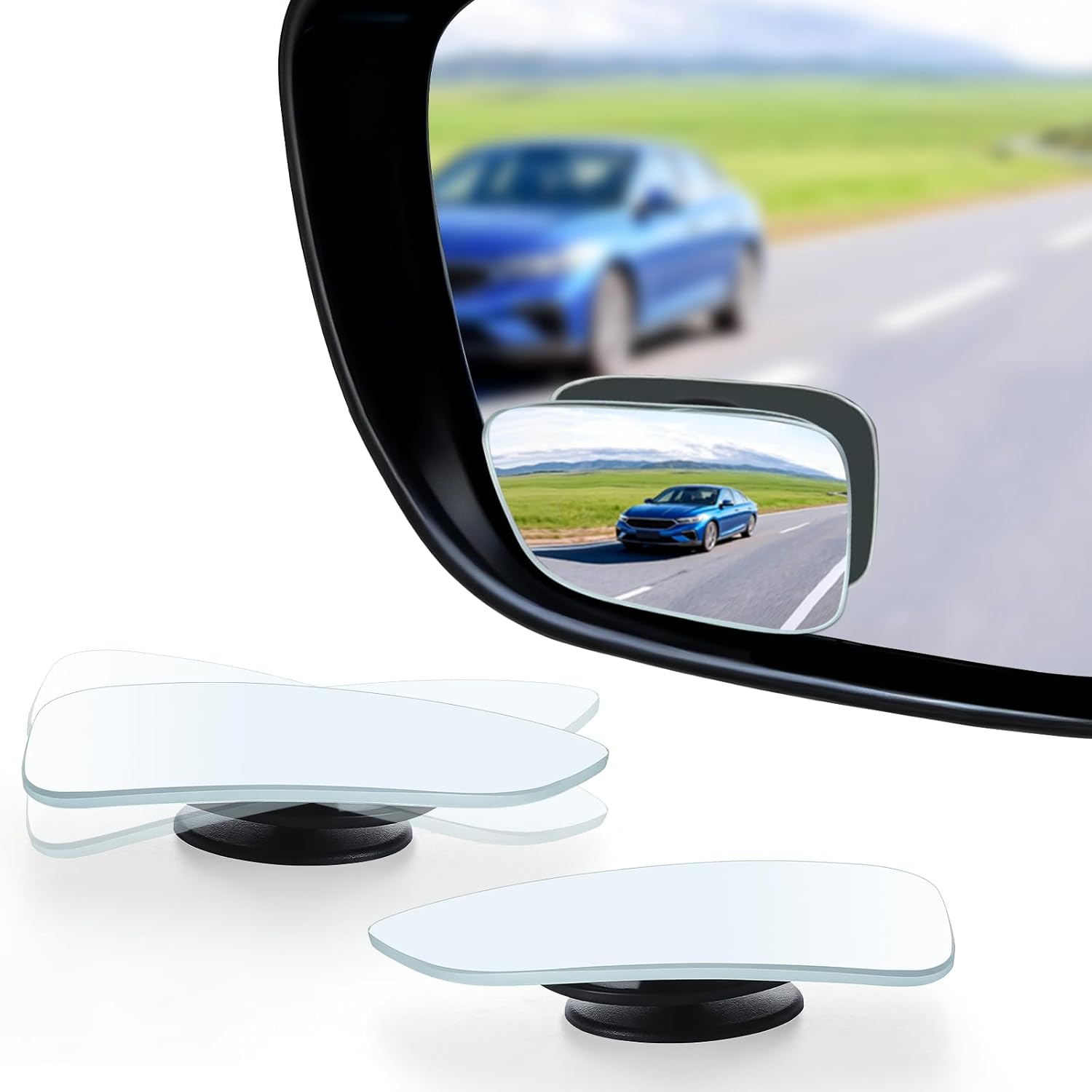Blind Spot Convex Side Mirror Set