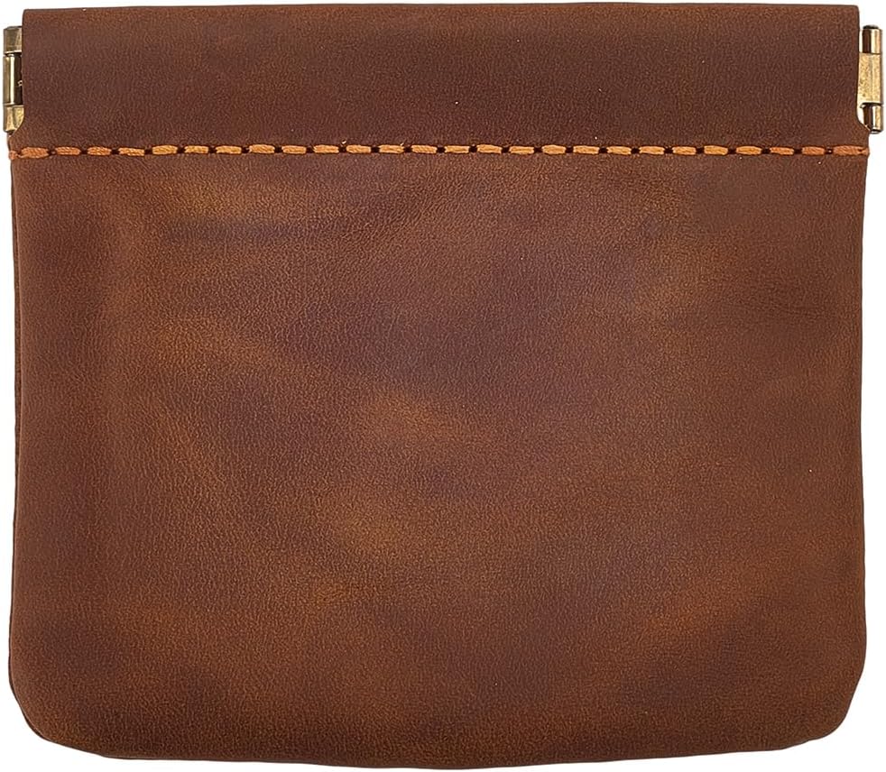 4.72 x 4.02 Inch Leather Mini Cosmetic Storage Pouch