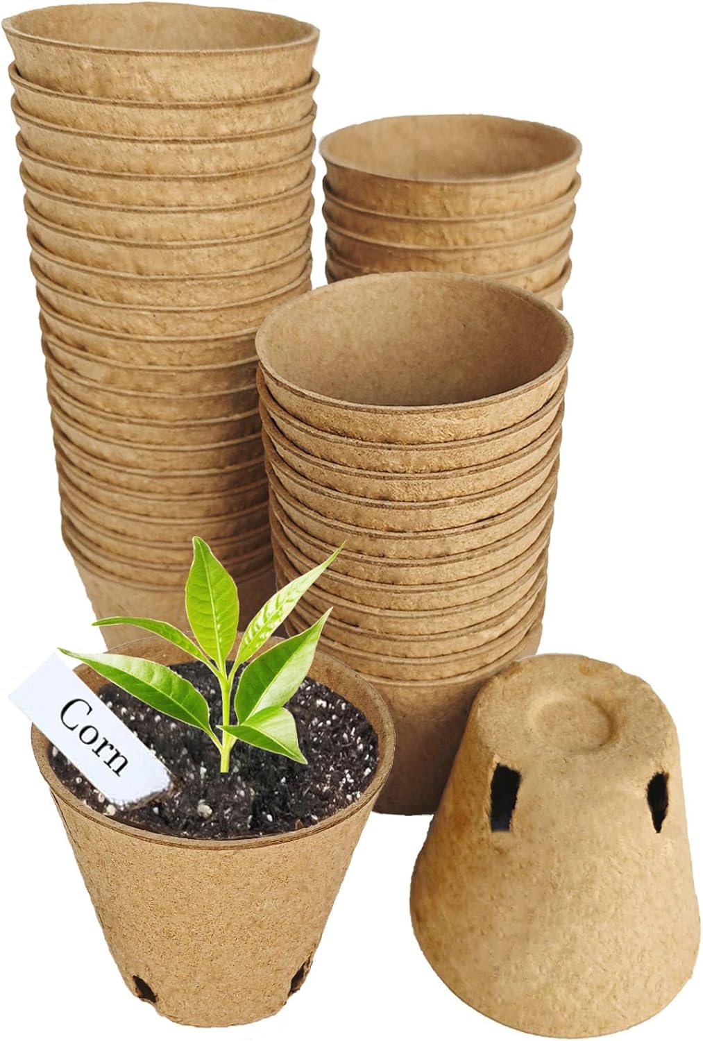 Biodegradable Seed Starter Peat Pots Set