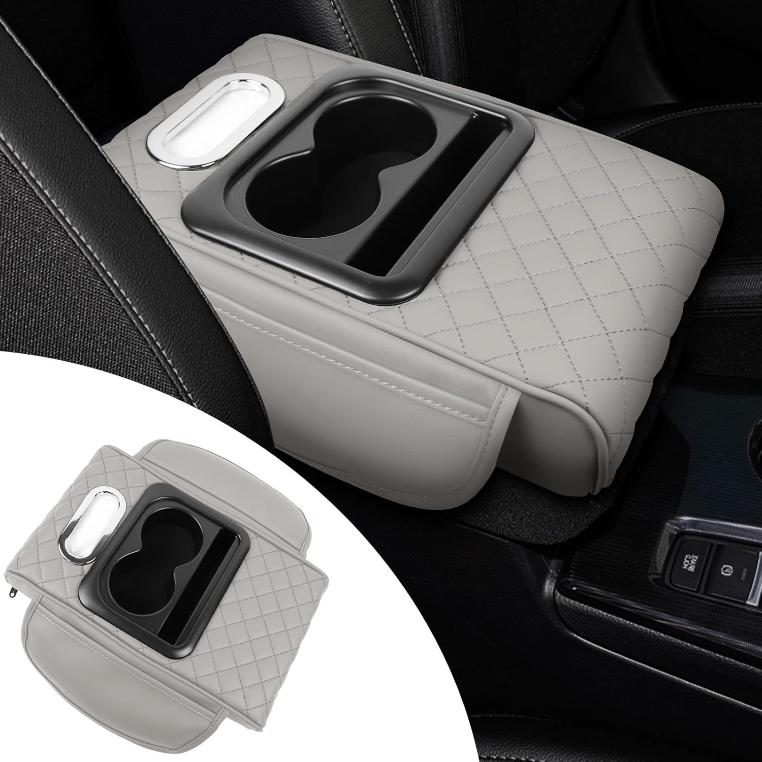 Multifunction car center console armrest cushion