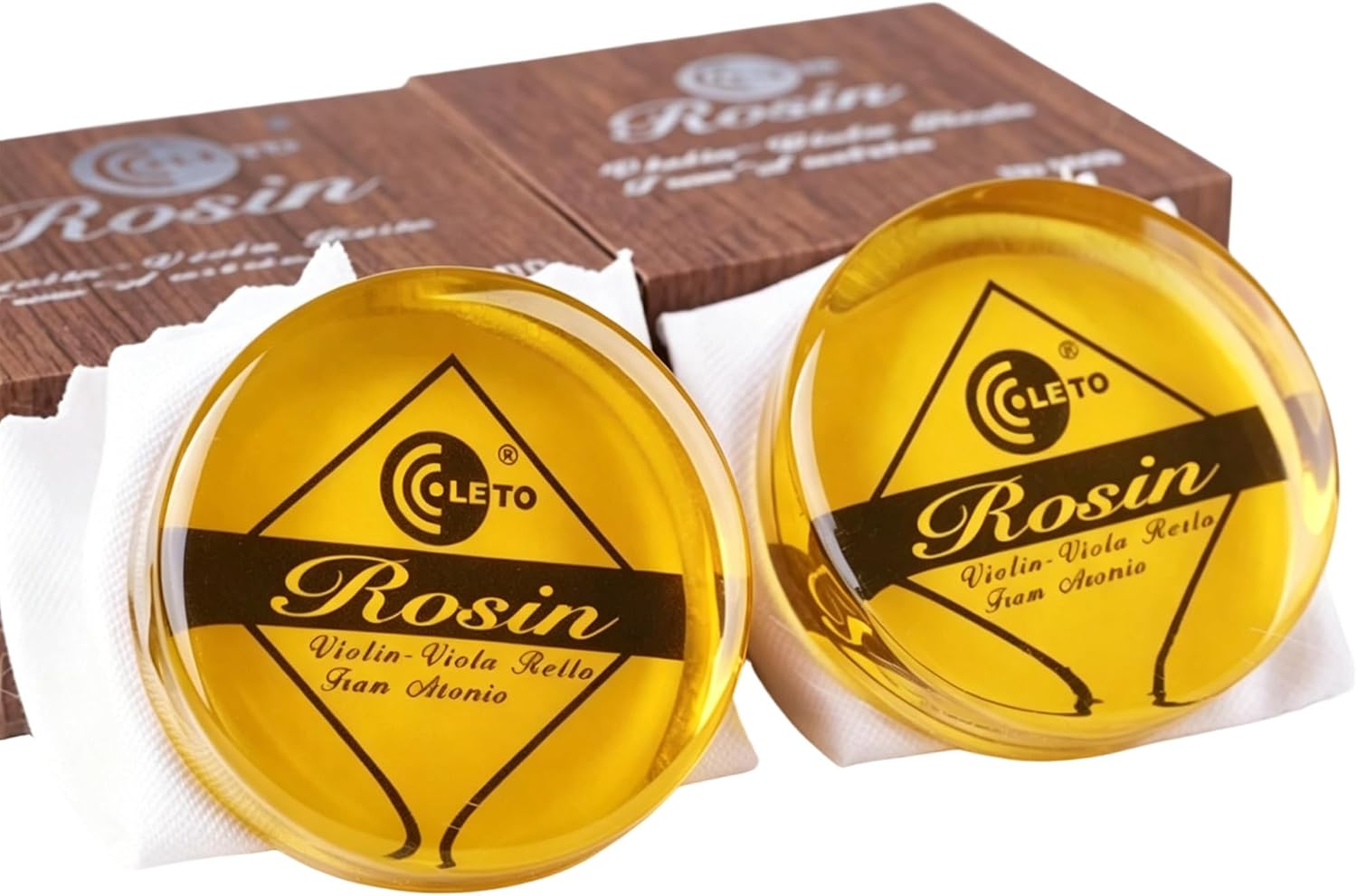Natural Bow Rosin Set for Violin Viola Cello