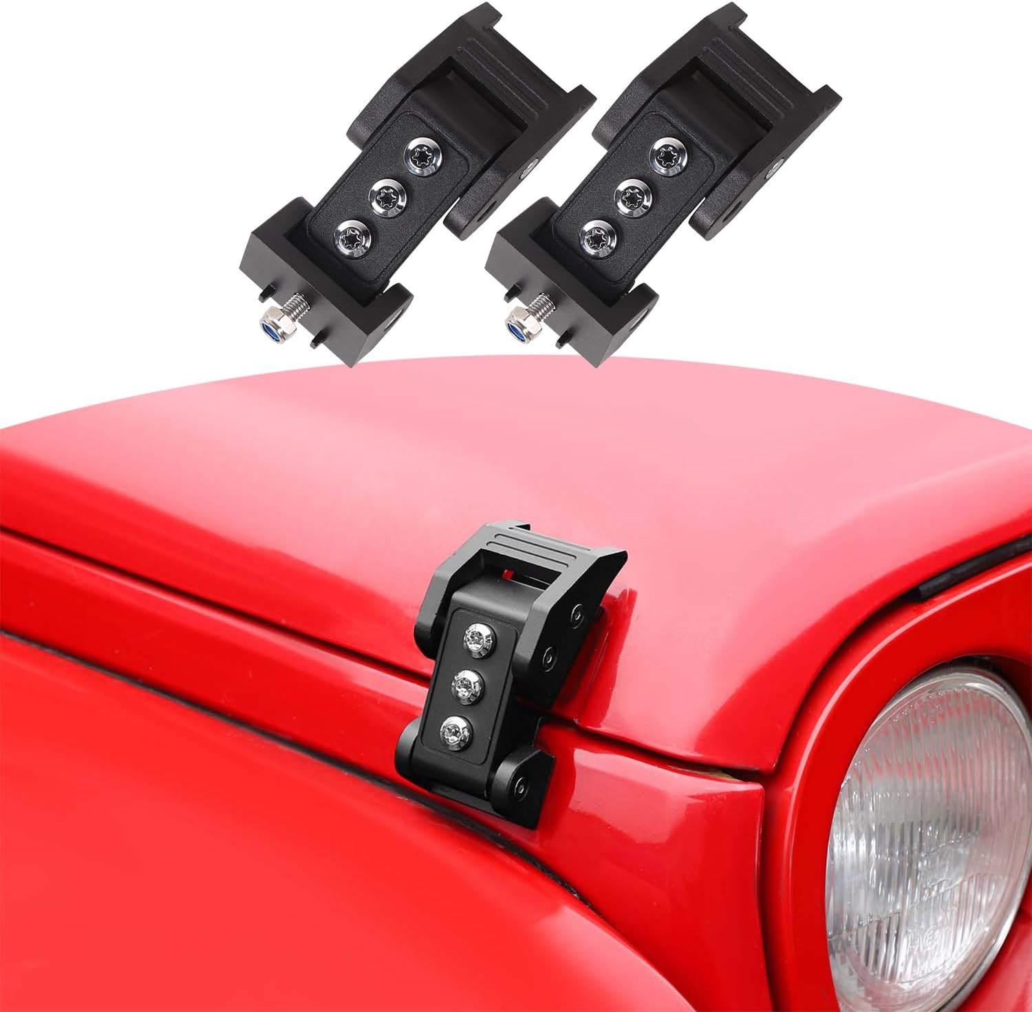 Off-Road Vehicle Hood Security Latch Kit (2-Pack)