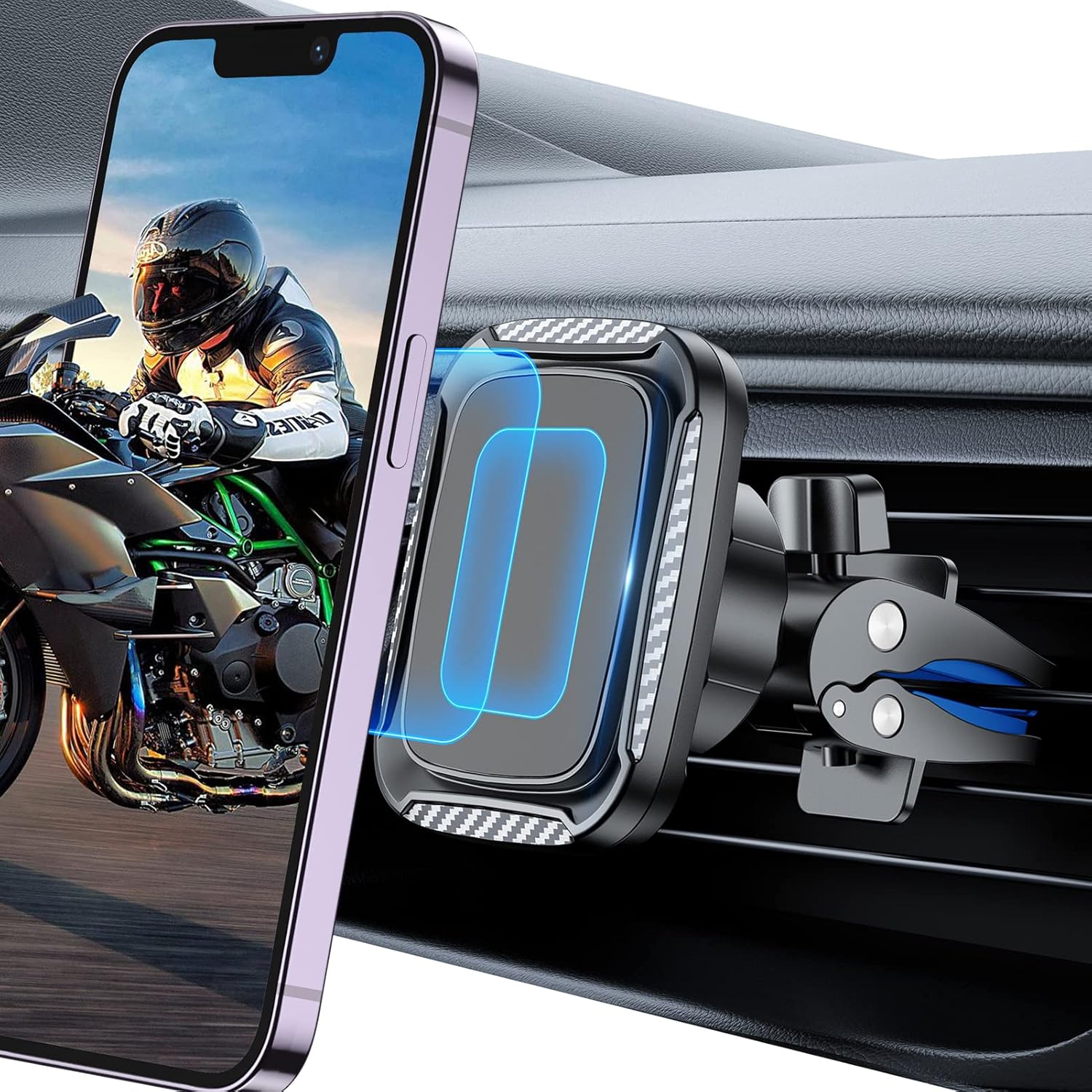 Magnetic Car Phone Holder with Adjustable Mount
