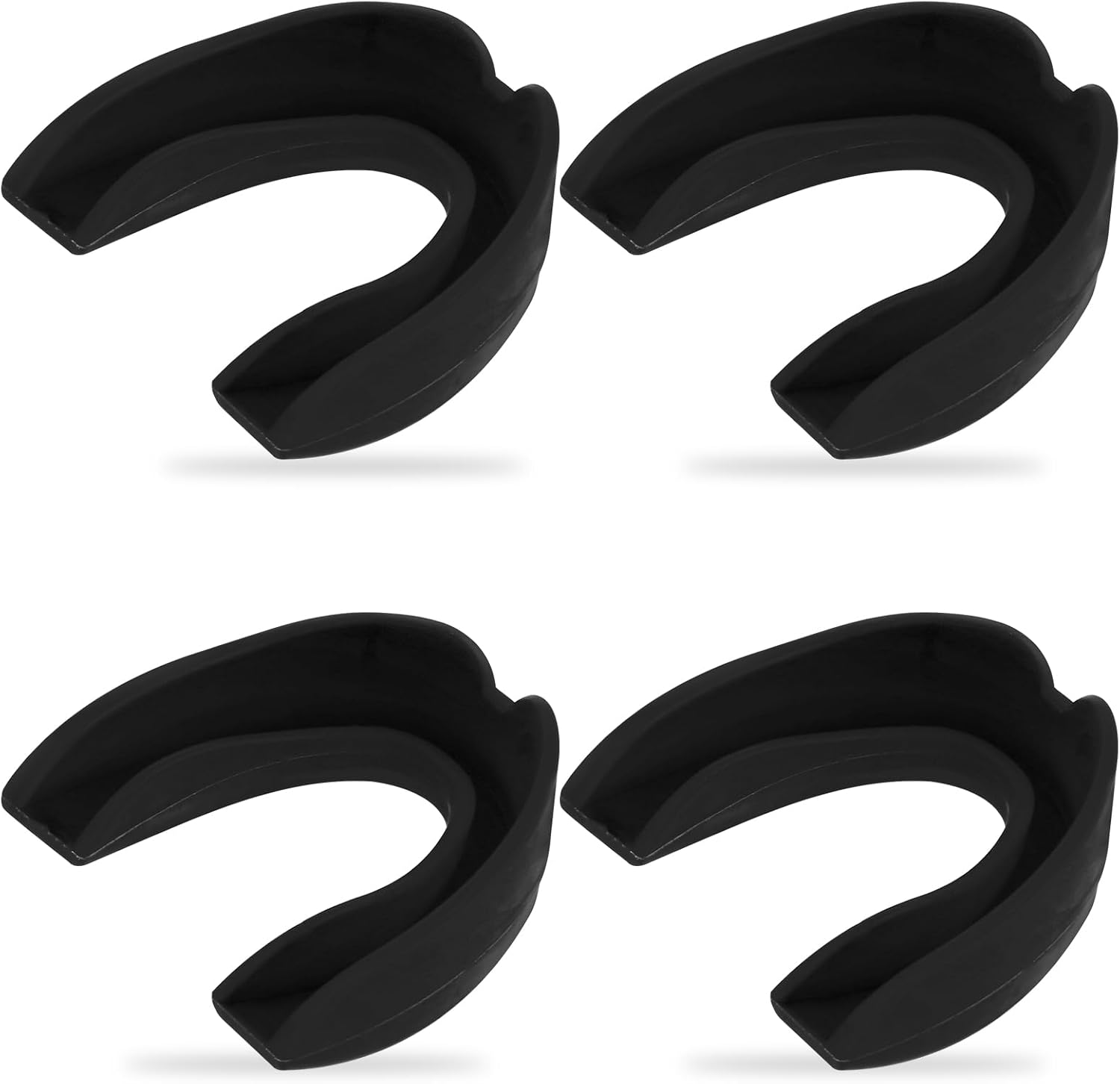 Sports mouth guard set 4-piece athletic teeth protector