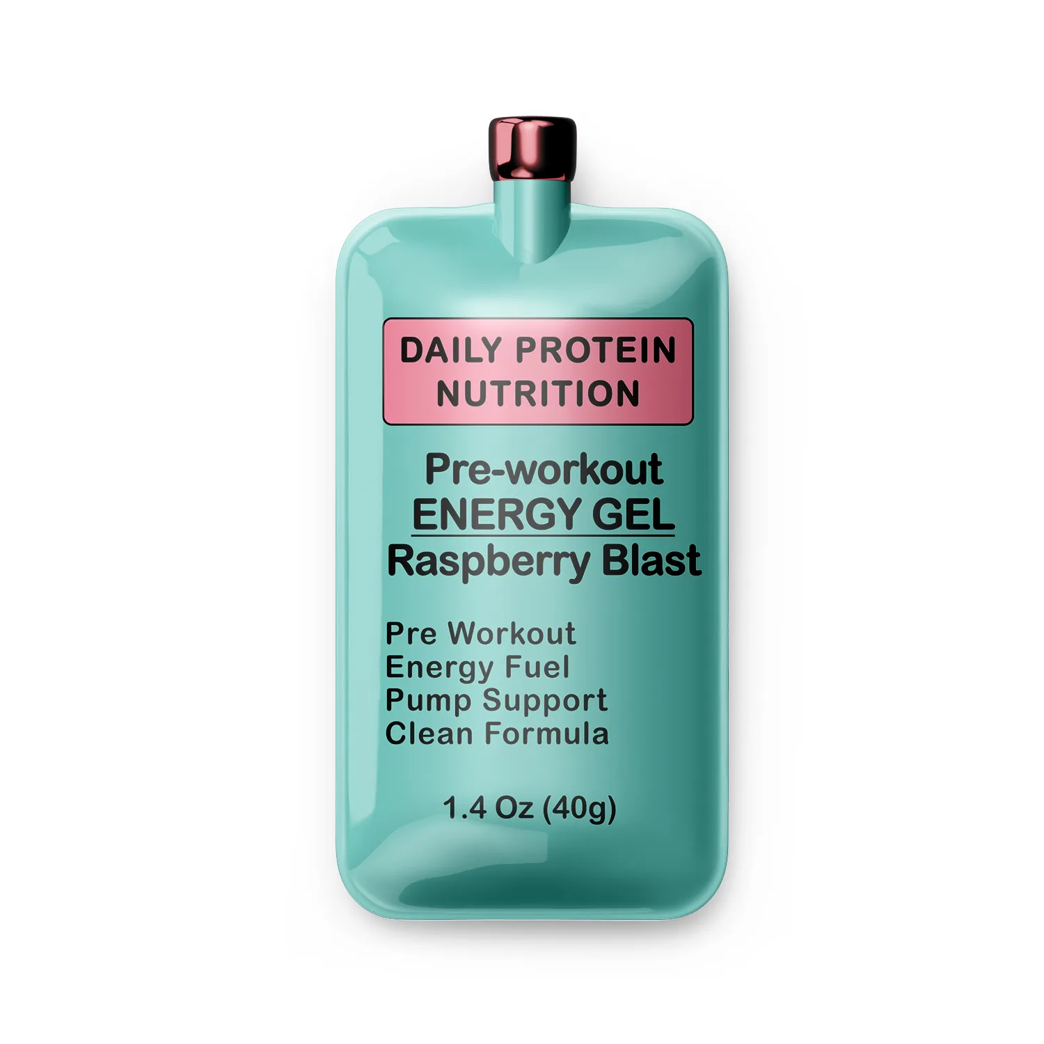 Raspberry Blast Pre-Workout Energy Gel