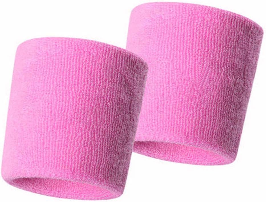 Wrist Sweatbands for Sports and Exercise - Pack of 2