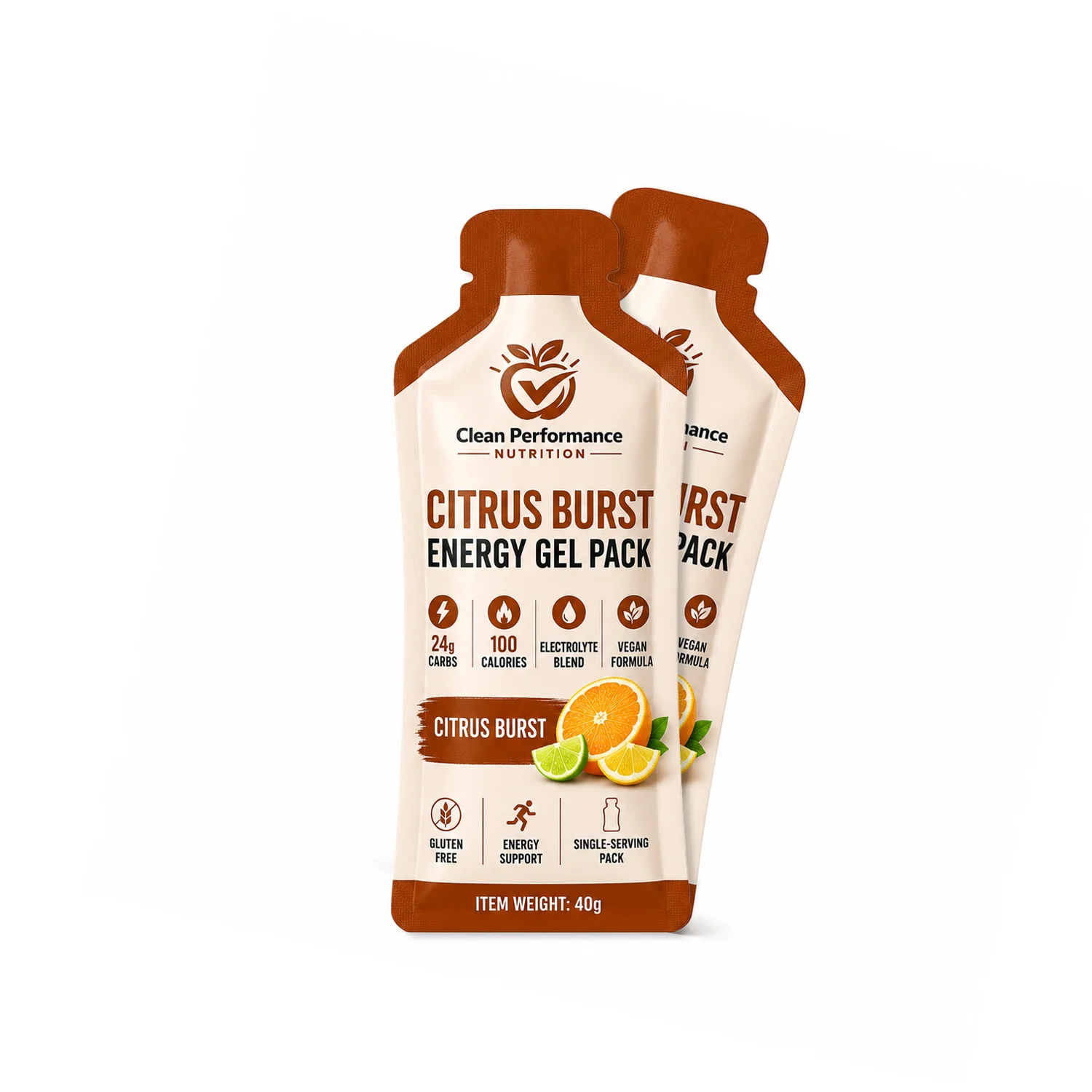 Citrus Burst Energy Gel Pack