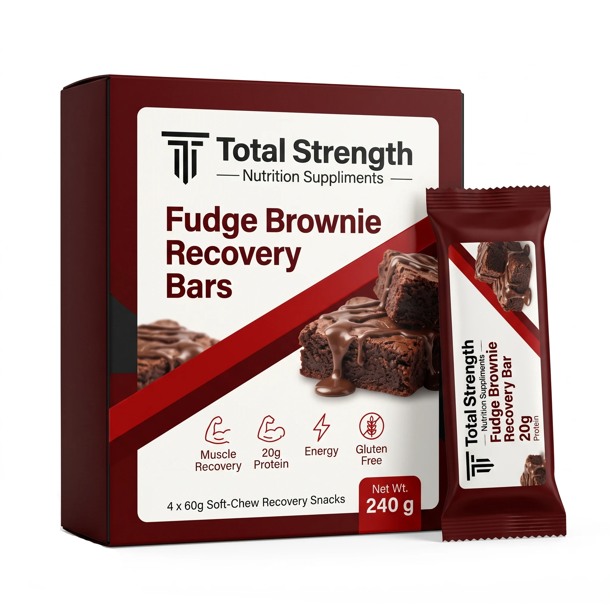 Fudge Brownie Recovery Bars