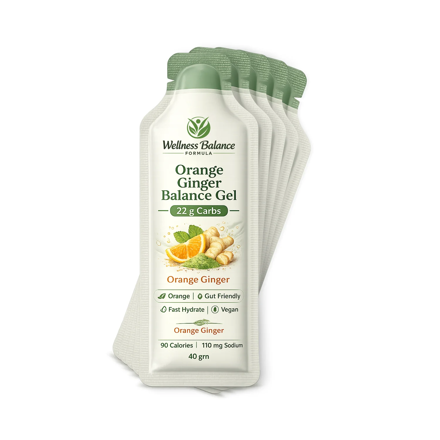 Orange Ginger Balance Gels Box