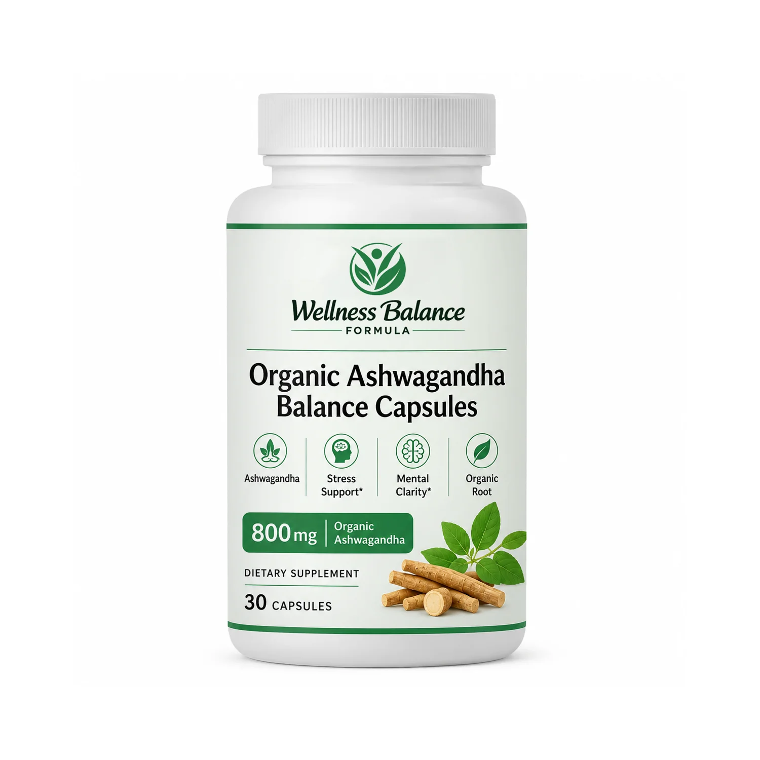 Organic Ashwagandha Balance Capsules