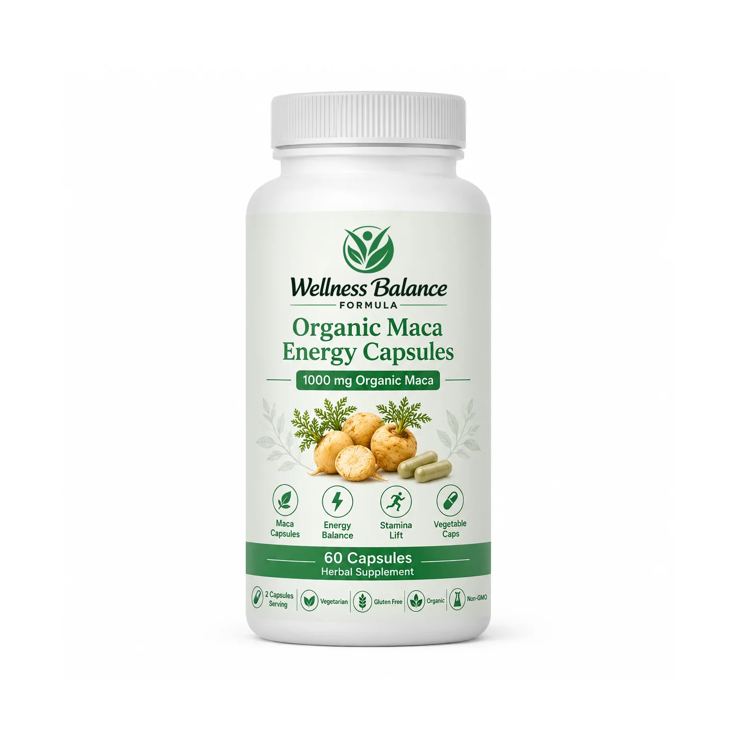 Organic Maca Energy Capsules