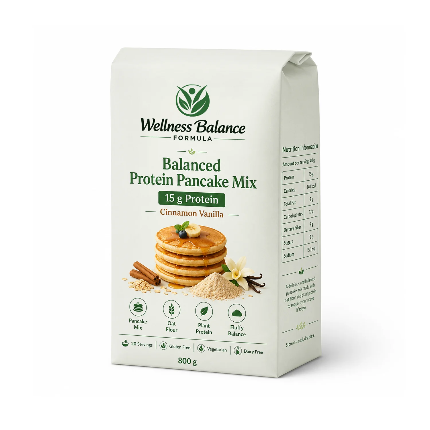 Balanced Protein Pancake Mix