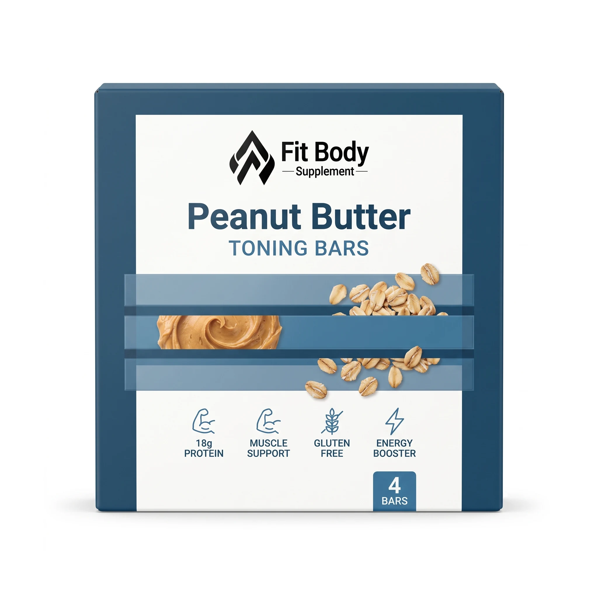 Peanut Butter Toning Bars Box