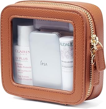 Transparent Makeup Bag Travel Cosmetic Organizer with Zipper