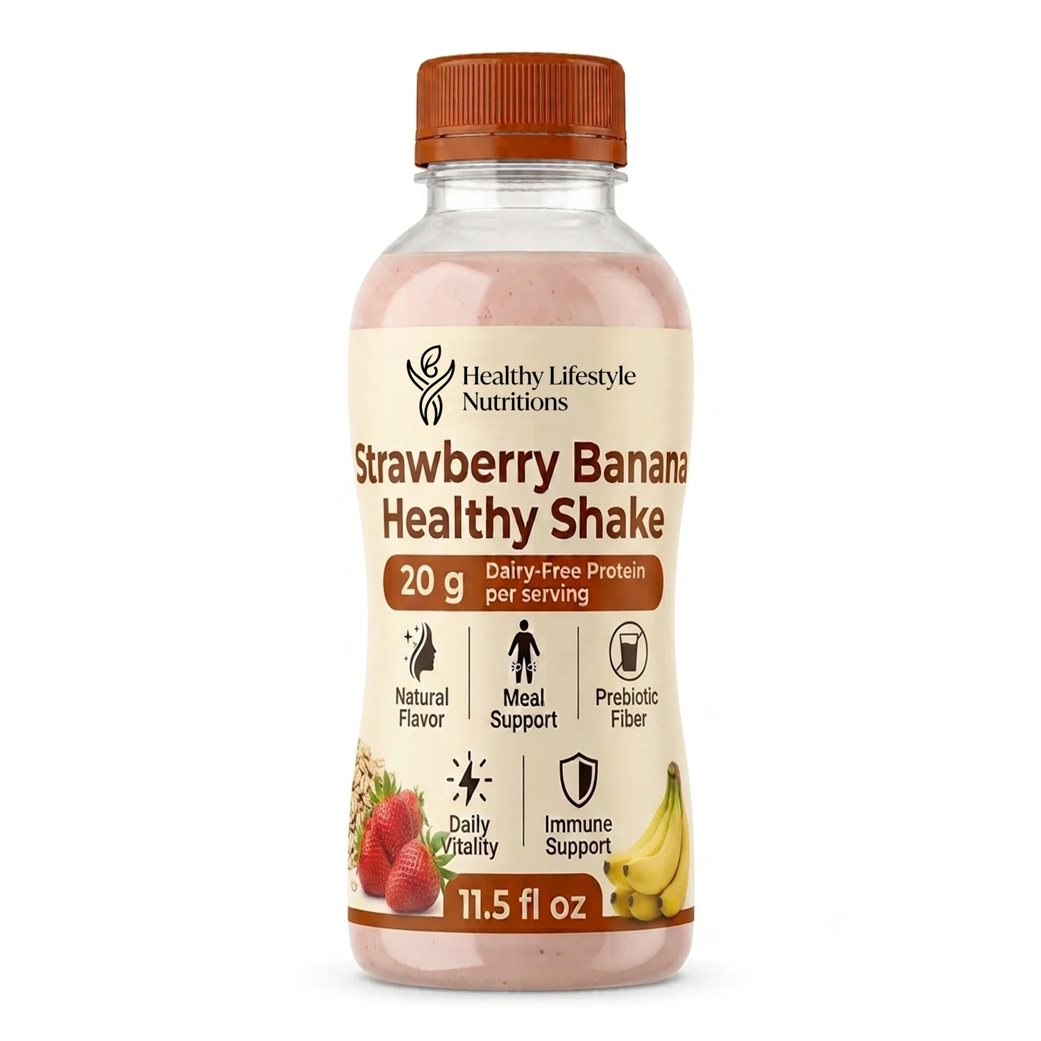 Strawberry Banana Healthy Shake