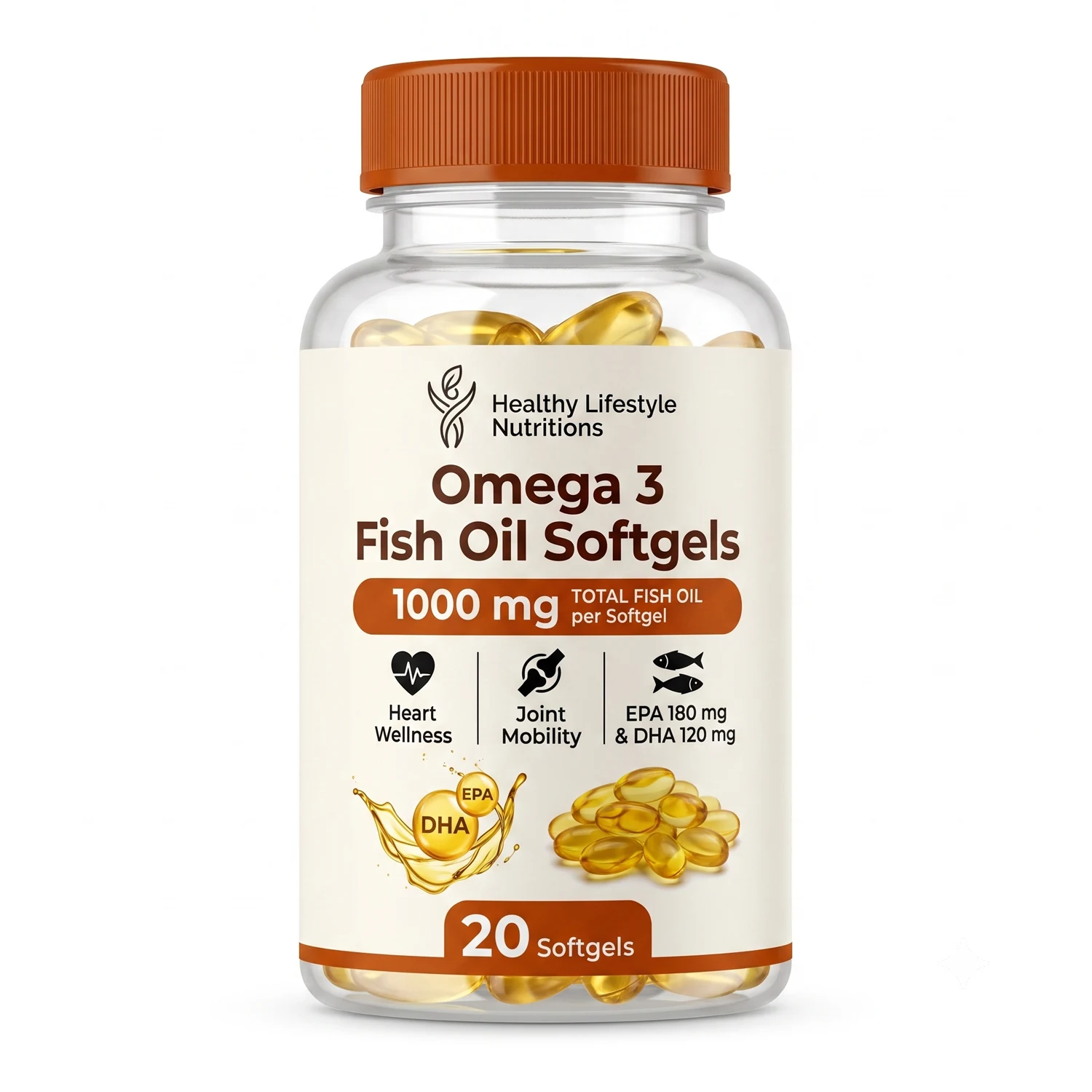 Omega 3 Fish Oil Softgels