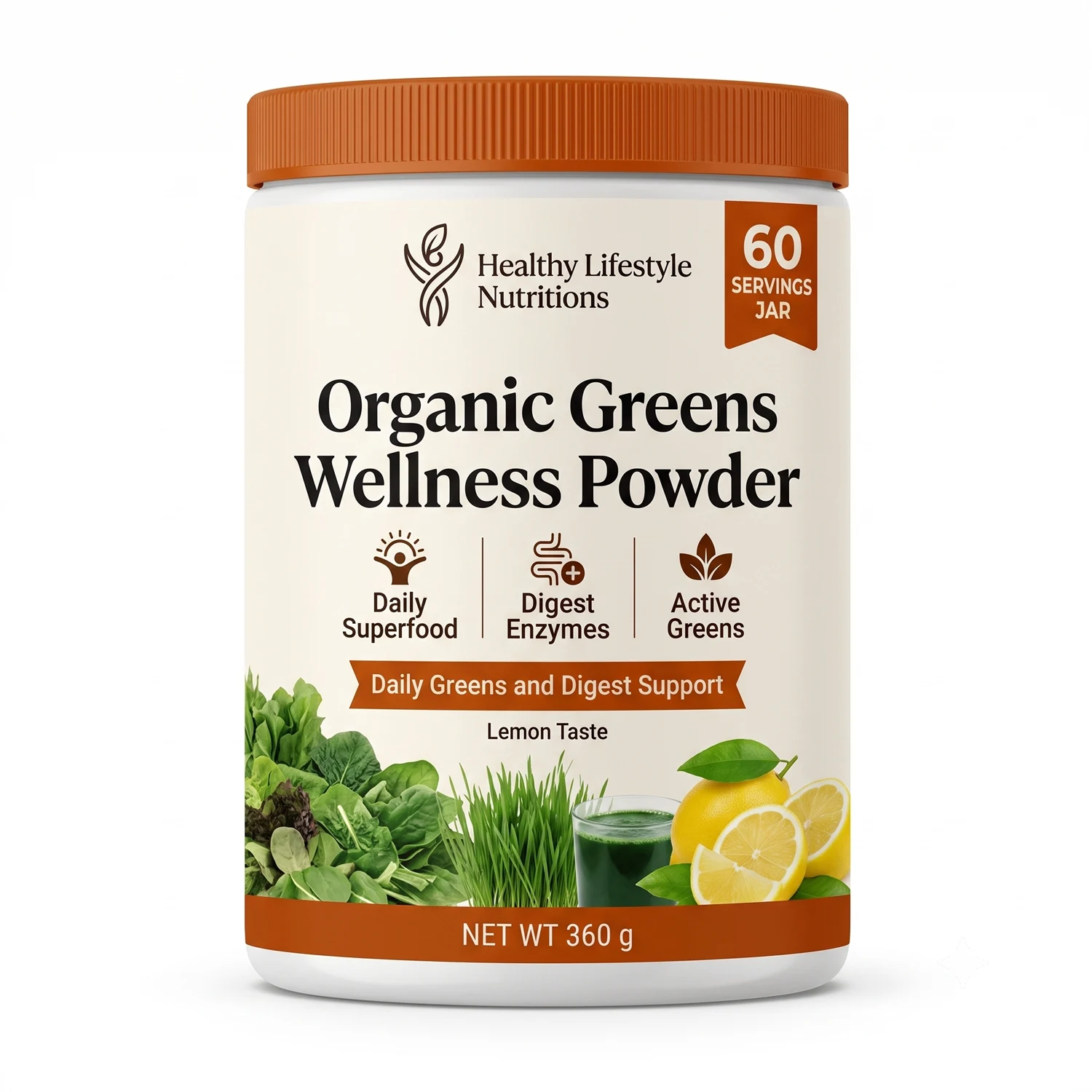 Organic Greens Wellness Powder