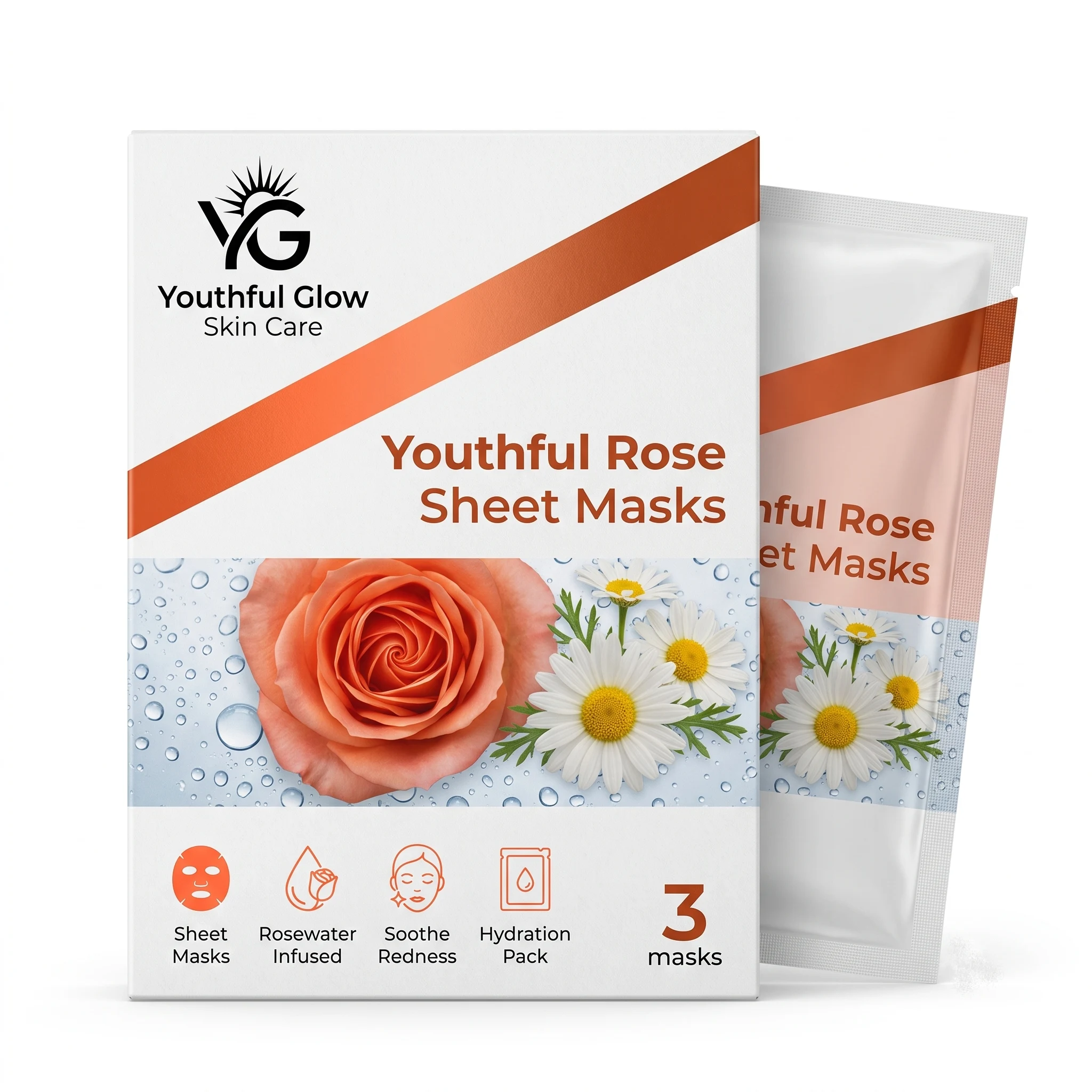 Youthful Rose Sheet Masks
