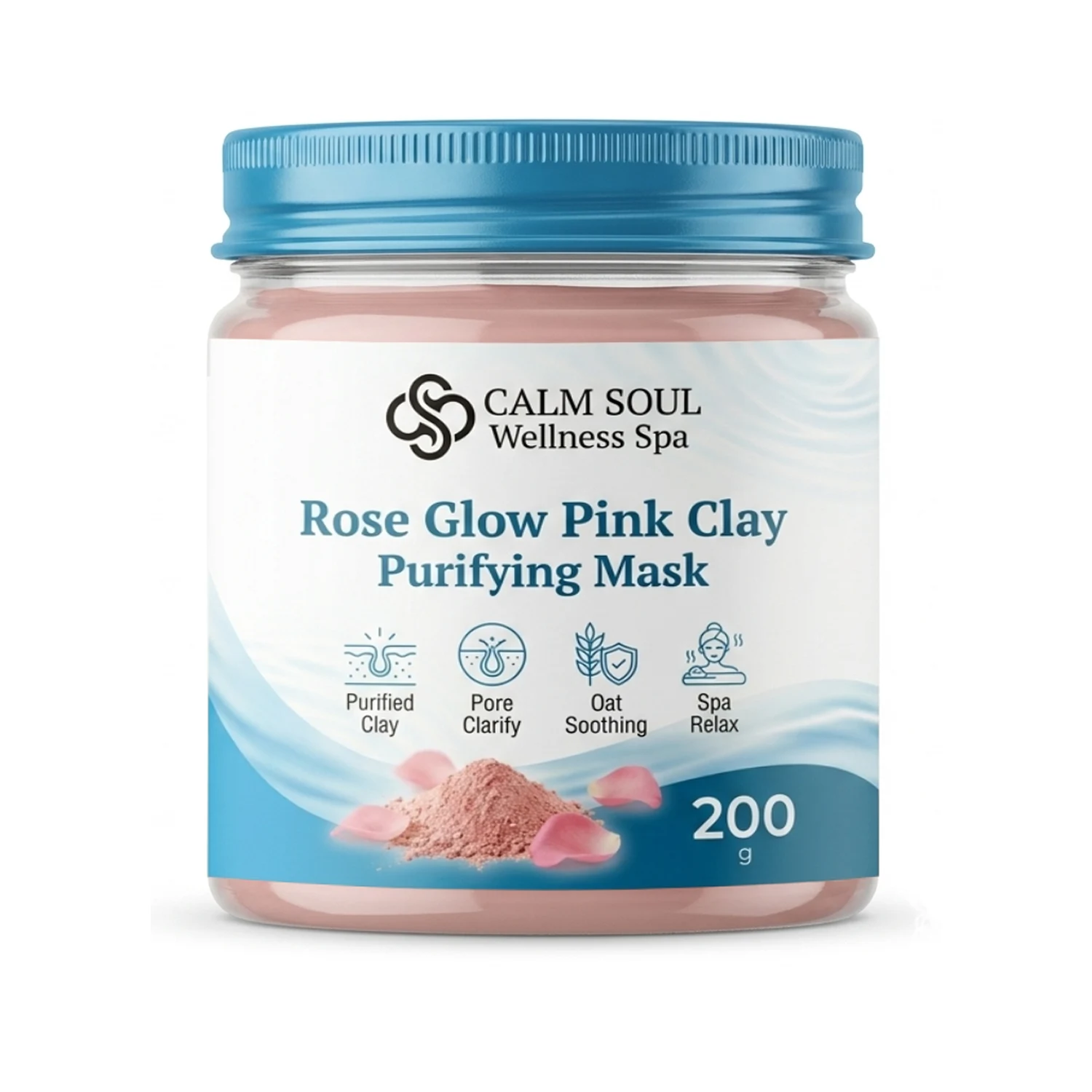 Rose Glow Pink Clay Purifying Mask