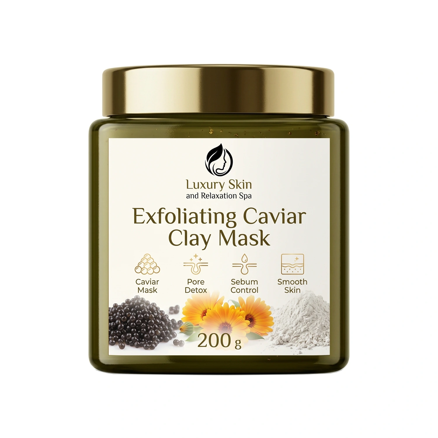 Exfoliating Caviar Clay Mask