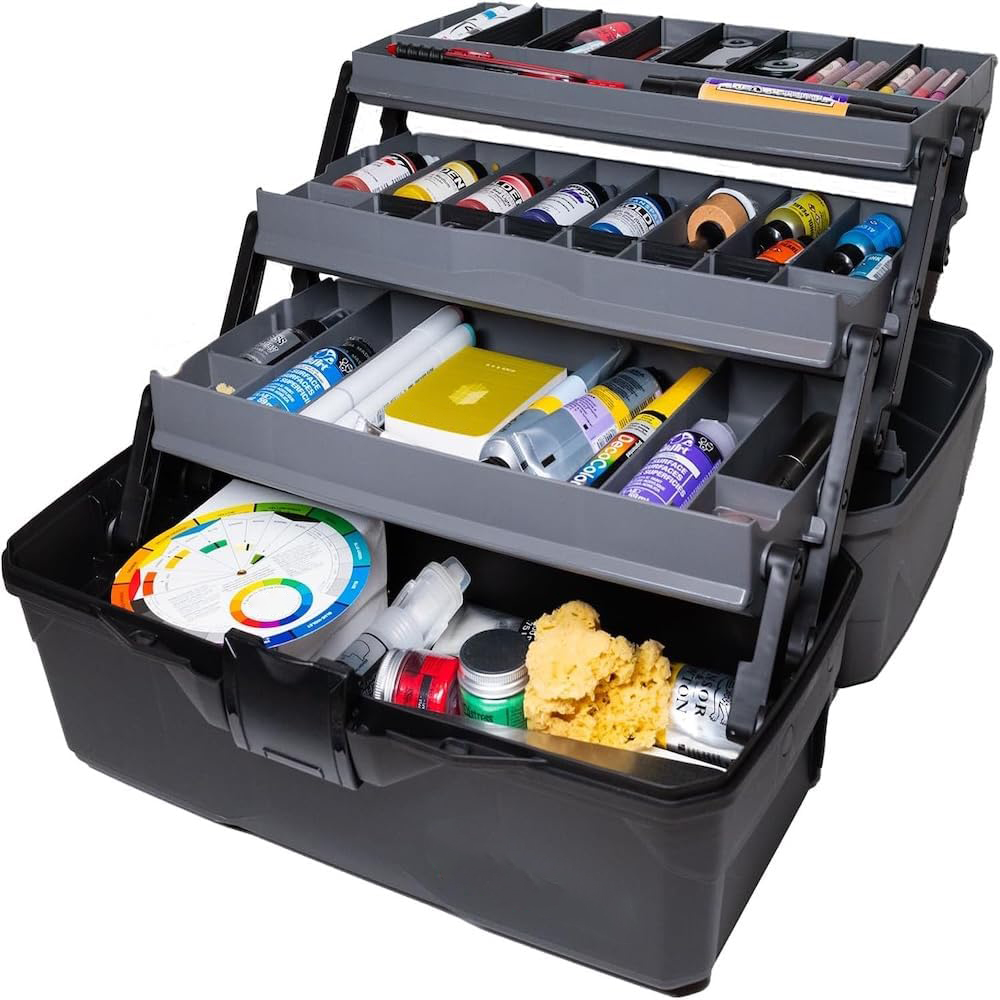 3-Tray Art Supply Box