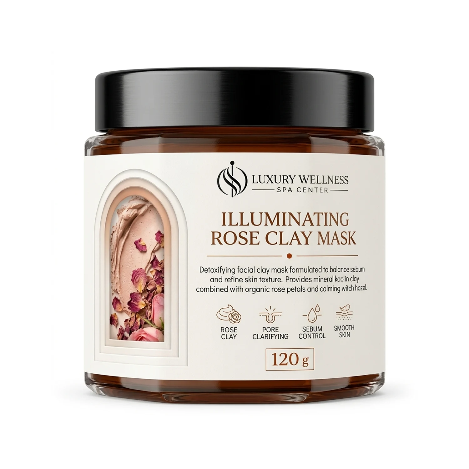 Illuminating Rose Clay Mask