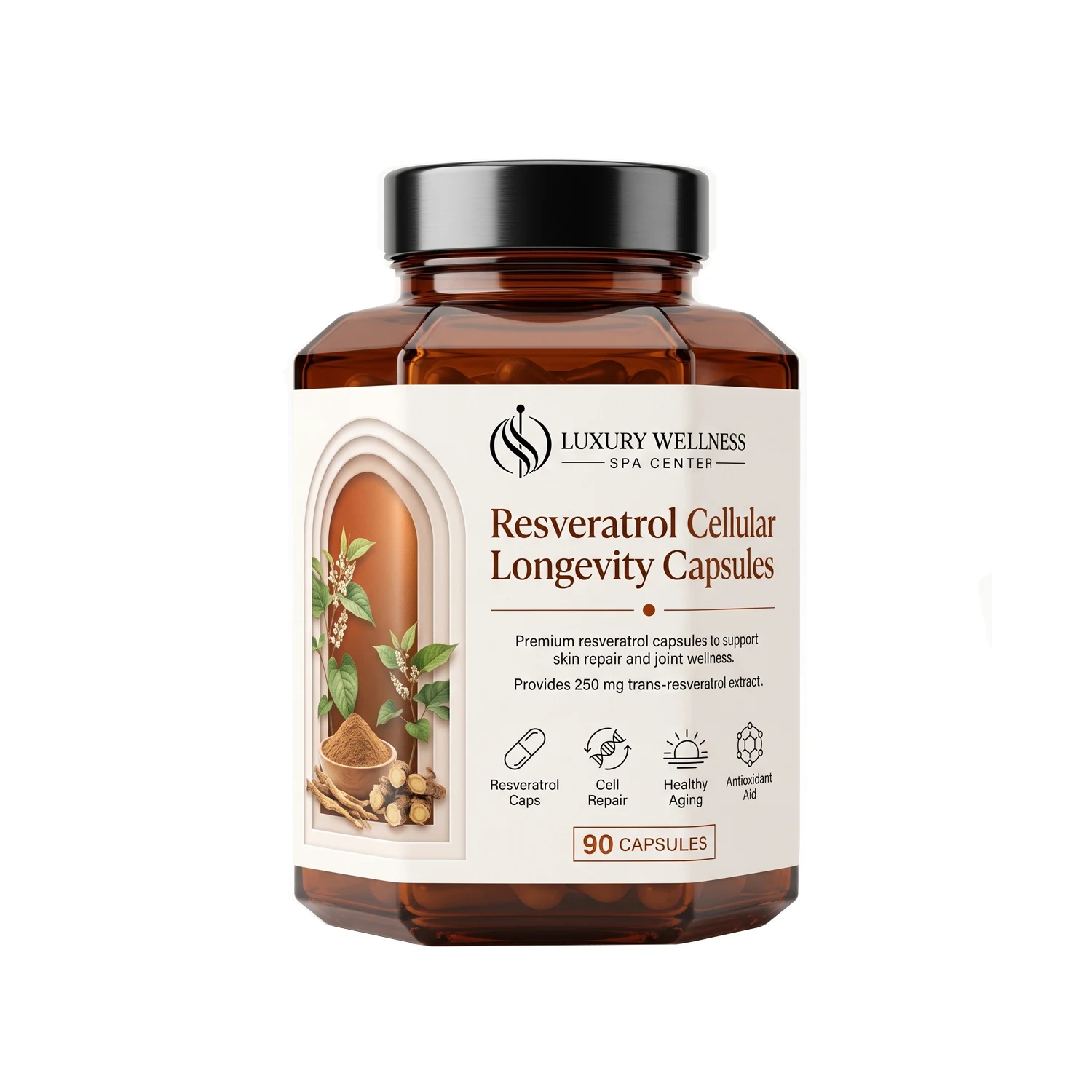 Resveratrol Cellular Longevity Capsules