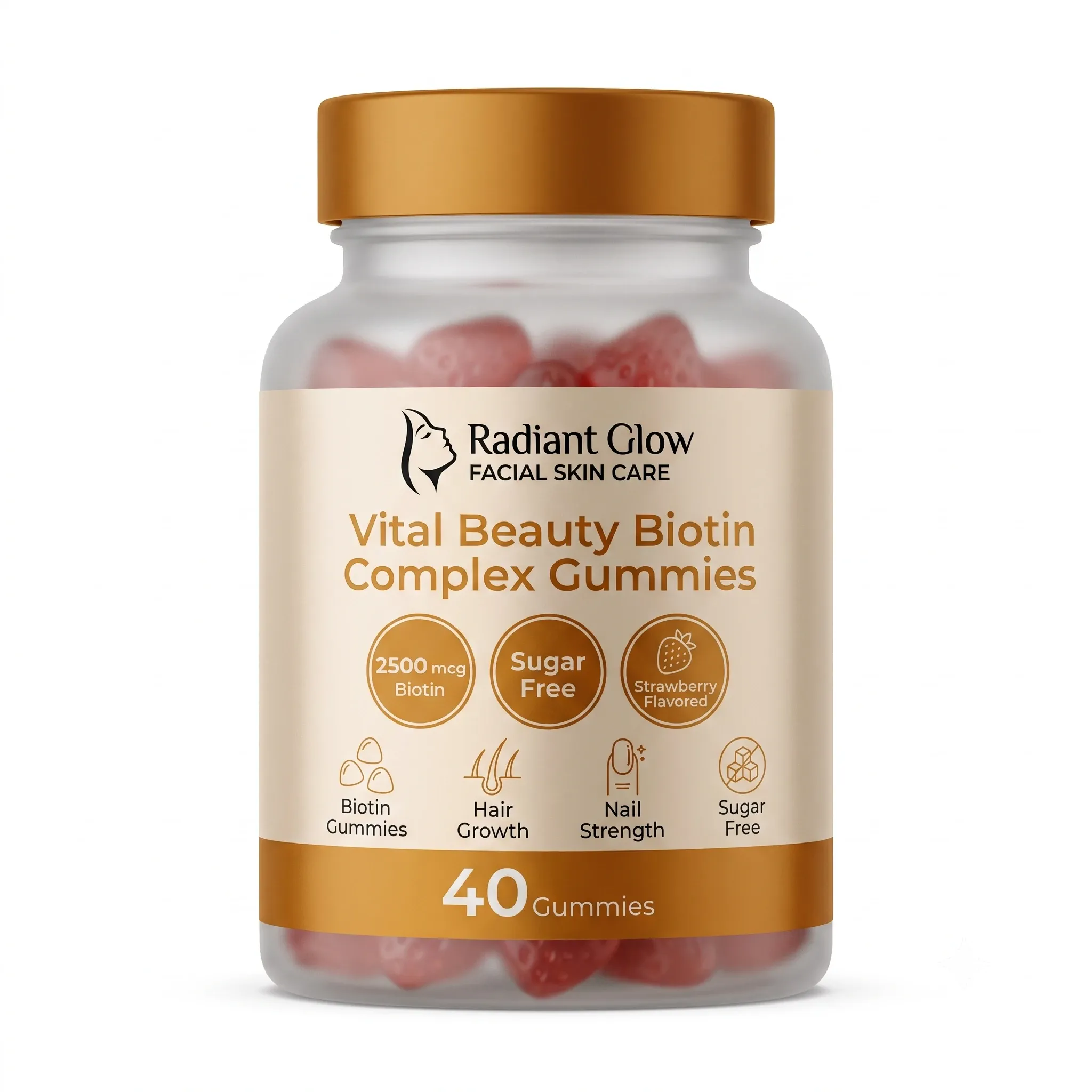 Vital Beauty Biotin Complex Gummies