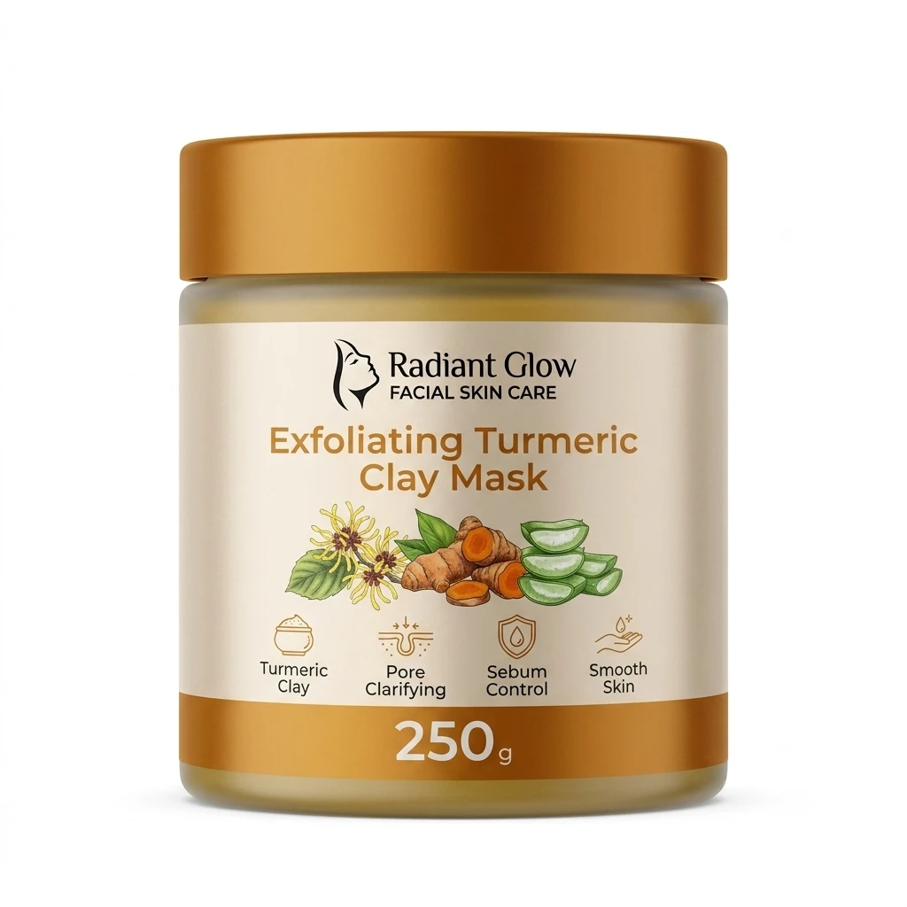 Exfoliating Turmeric Clay Mask