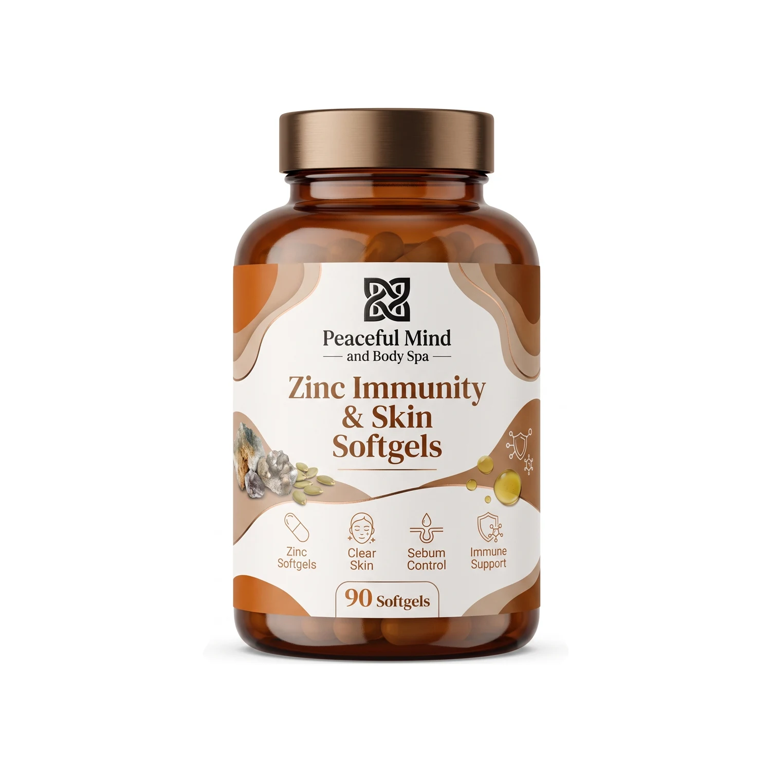 Zinc Immunity & Skin Softgels