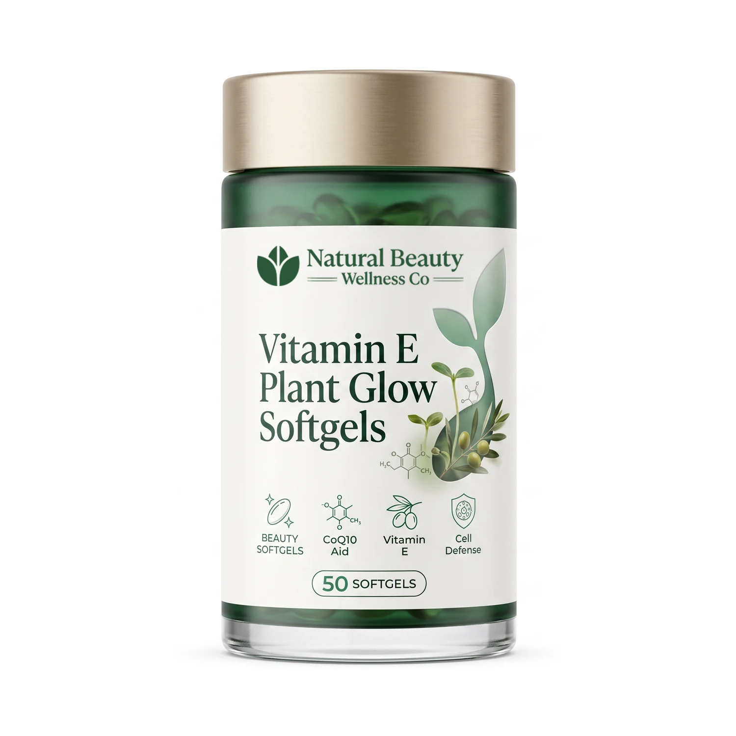 Vitamin E Plant Glow Softgels