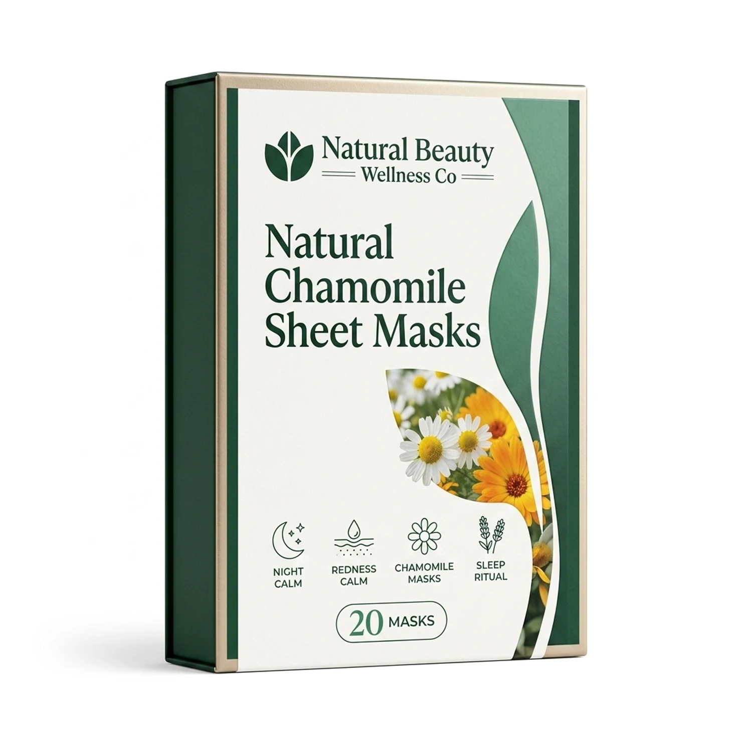 Natural Chamomile Sheet Masks