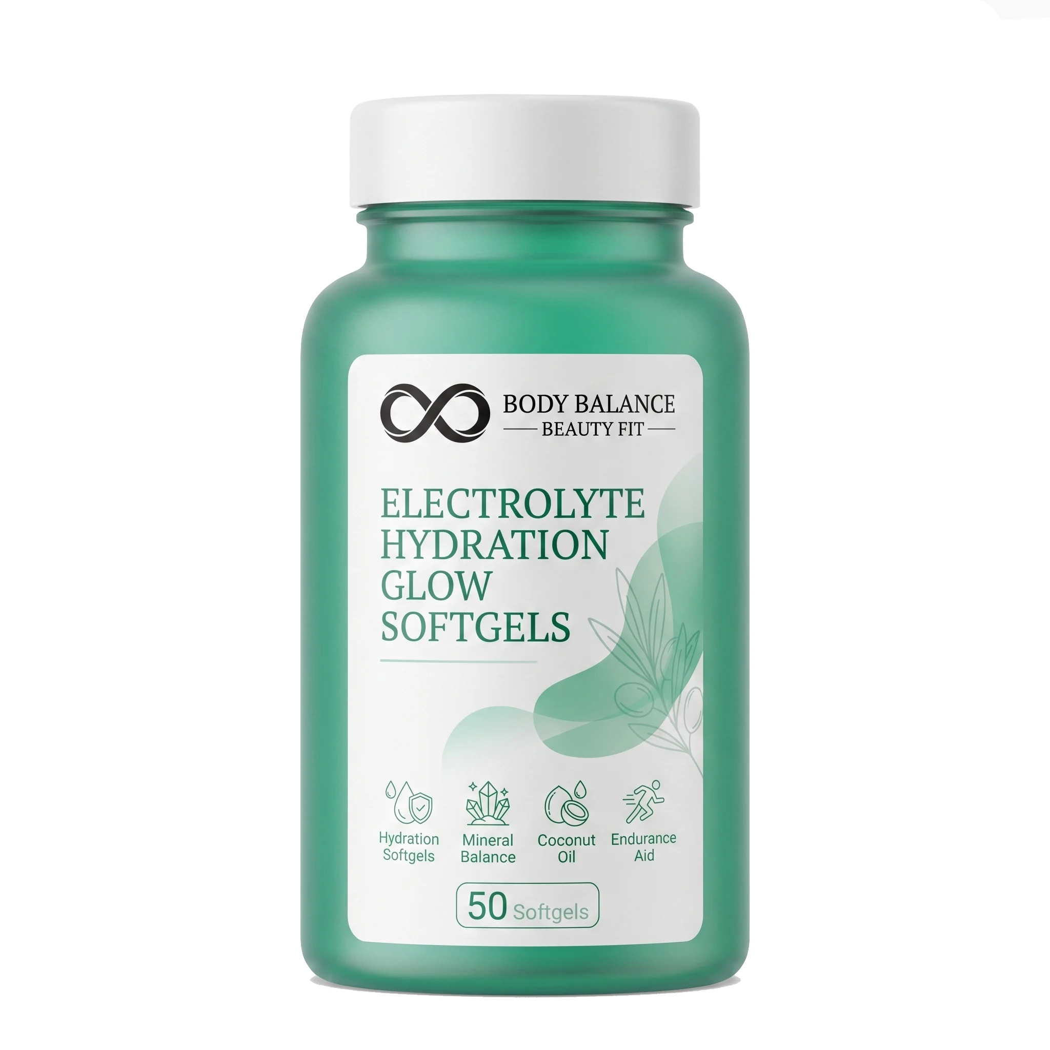 Electrolyte Hydration Glow Softgels