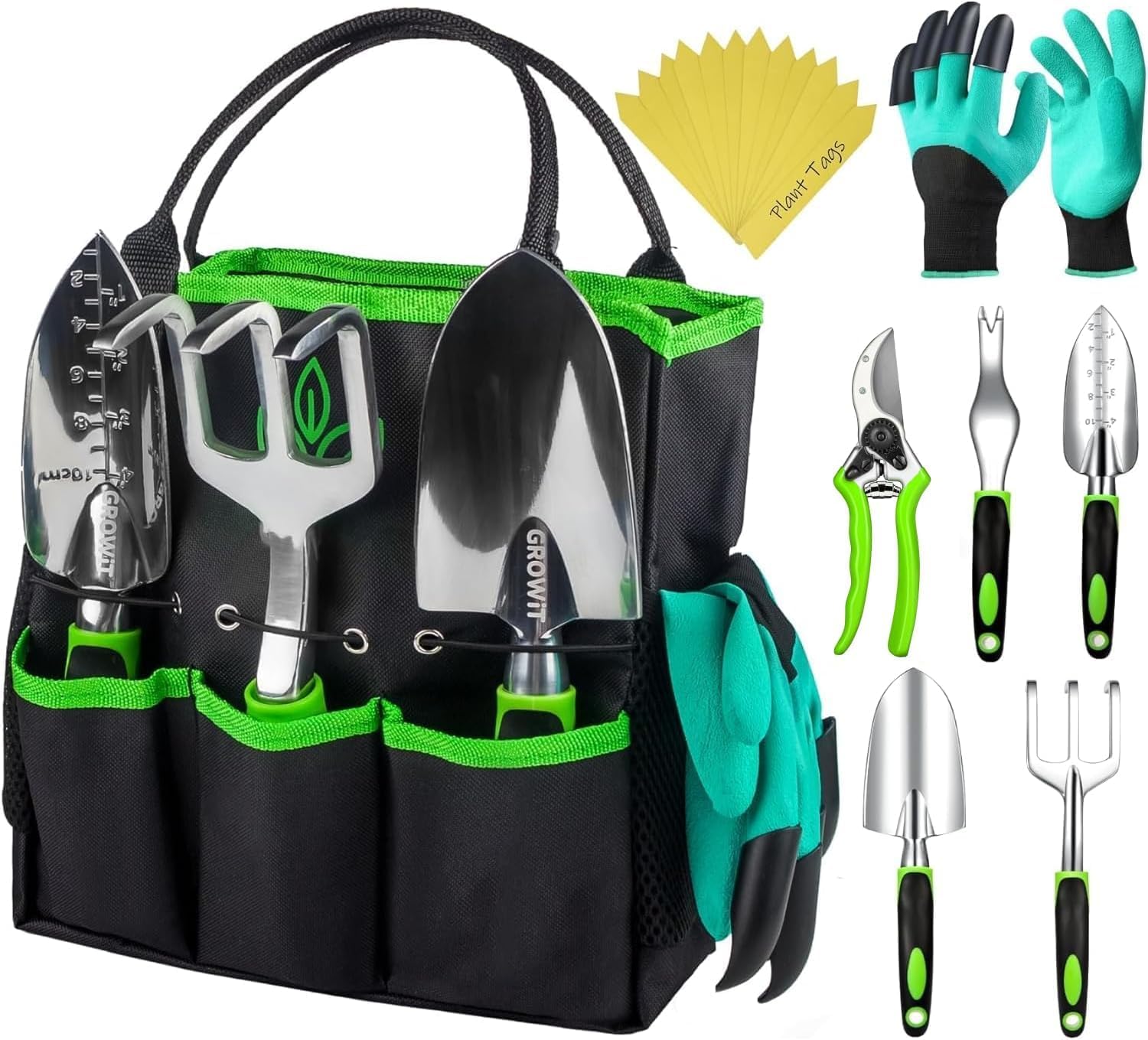 Heavy Duty Gardening Tools - 22-Piece Gardening Gifts for Women, Men, Mom, Dad - Durable, Ergonomic Garden Tools Set