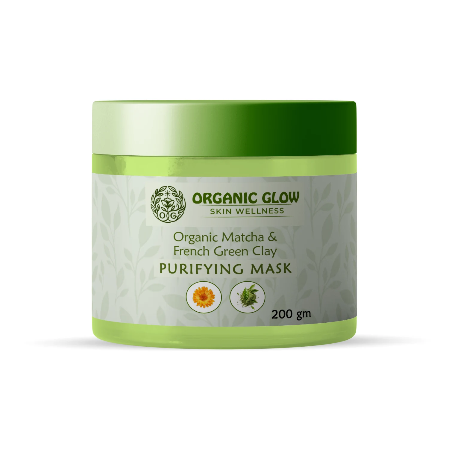 Organic Matcha & French Green Clay Purifying Mask