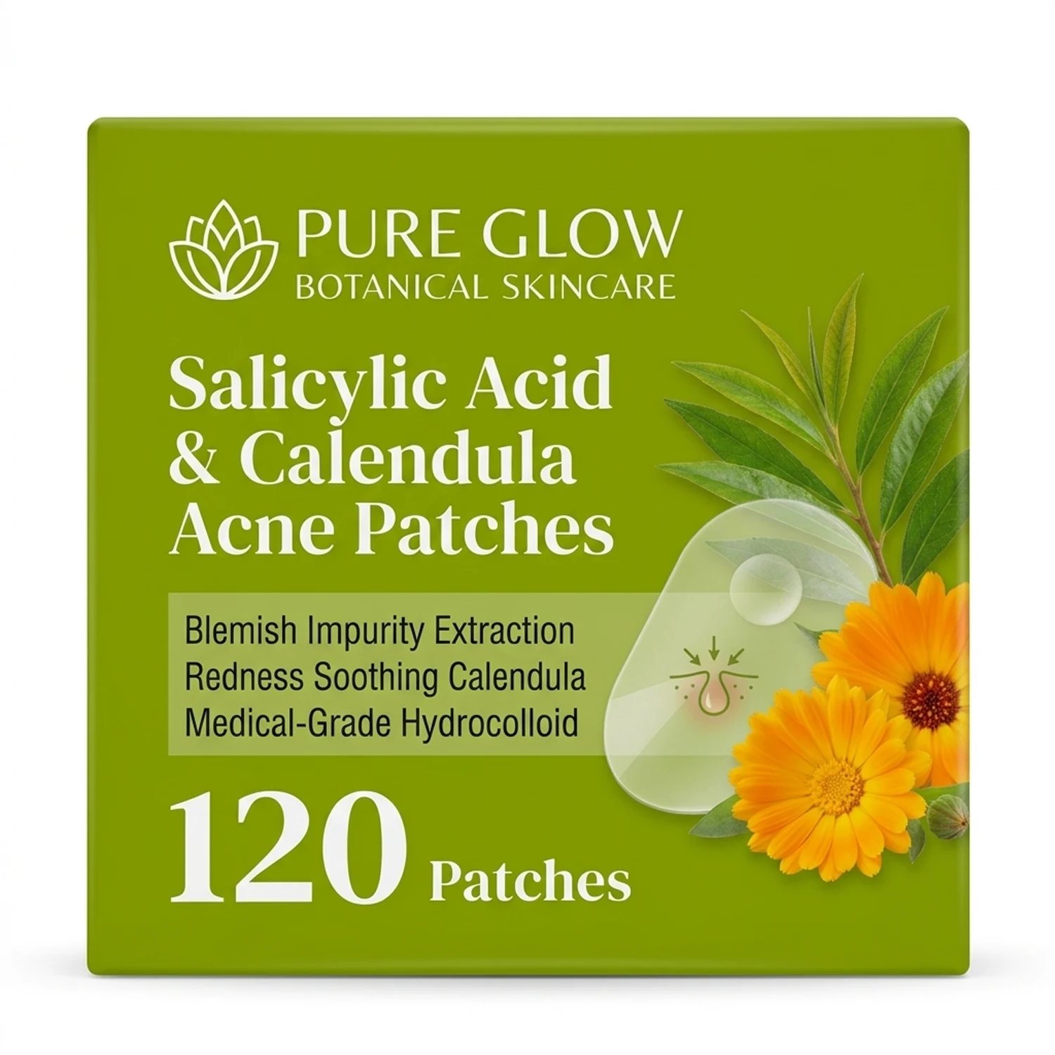 Salicylic Acid & Calendula Acne Patches